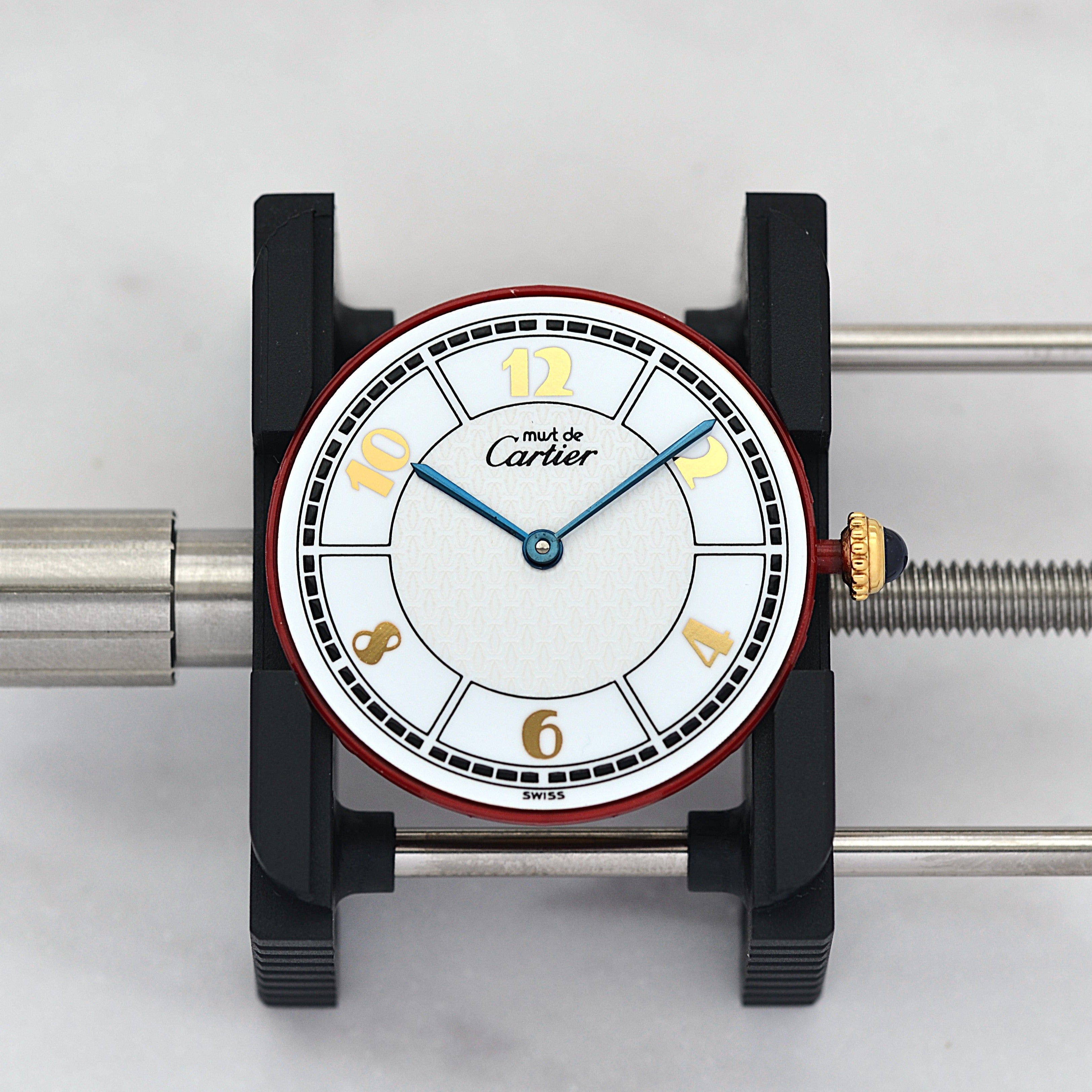 【Cartier】カルティエ マストヴァンドームLM 飛びアラビア 純正Dバックル付き