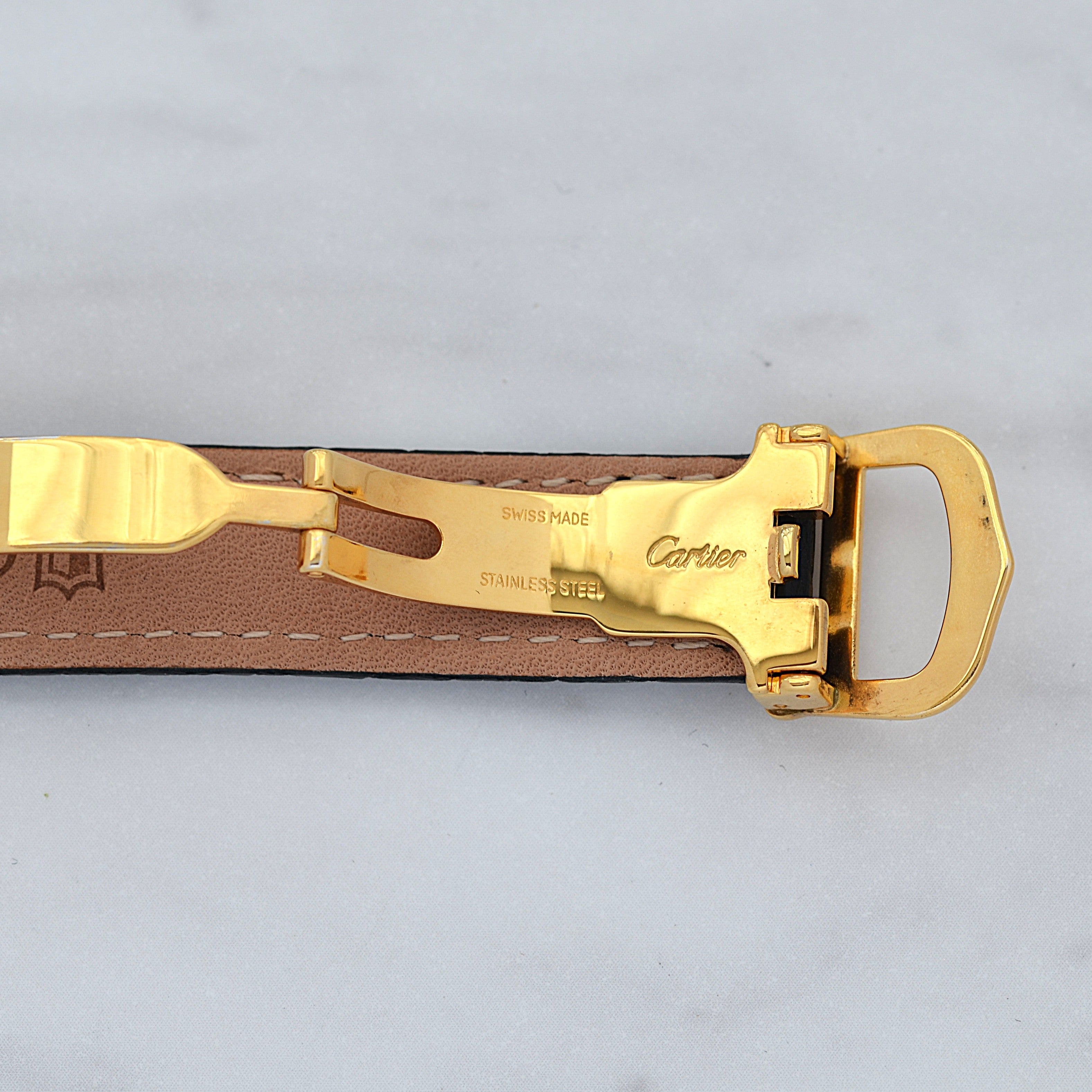 【Cartier】カルティエ マストヴァンドームLM 飛びアラビア 純正Dバックル付き