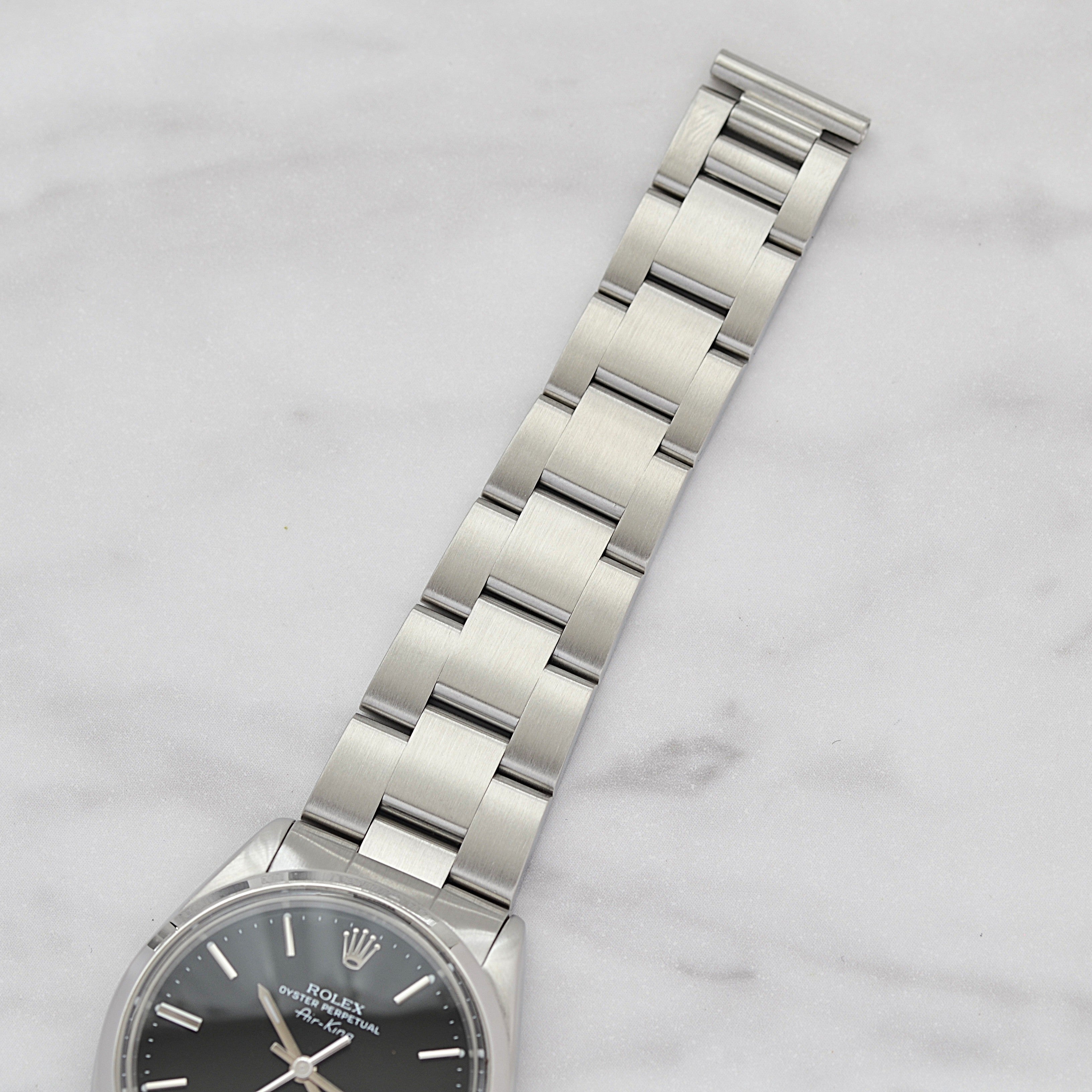 【ROLEX 】ロレックス エアキング Ref.5500 Black 1963年製 国際サービス保証書付き