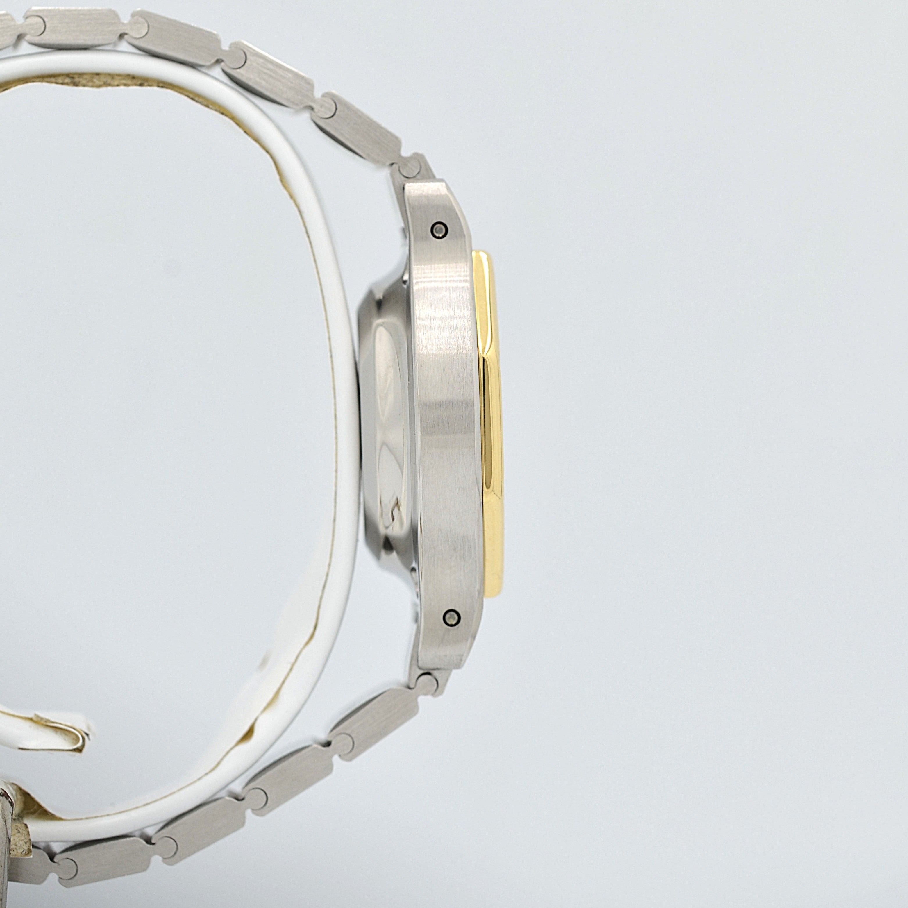 【Cartier】カルティエ サントスオクタゴンSM 18KYG×SS 永久保証書付き カルティエコンプリートサービス済み