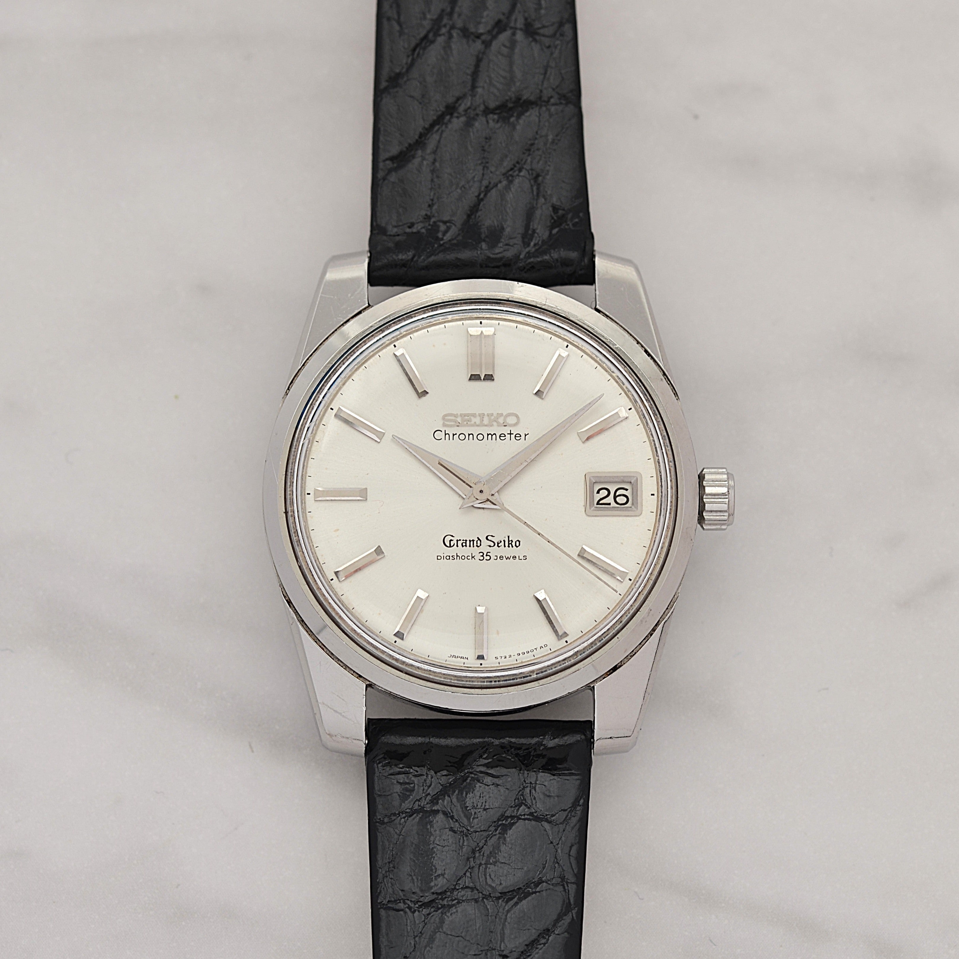 【SEIKO】セイコー グランドセイコー2nd 43999 クロノメーター表記 セイコー純正尾錠付き