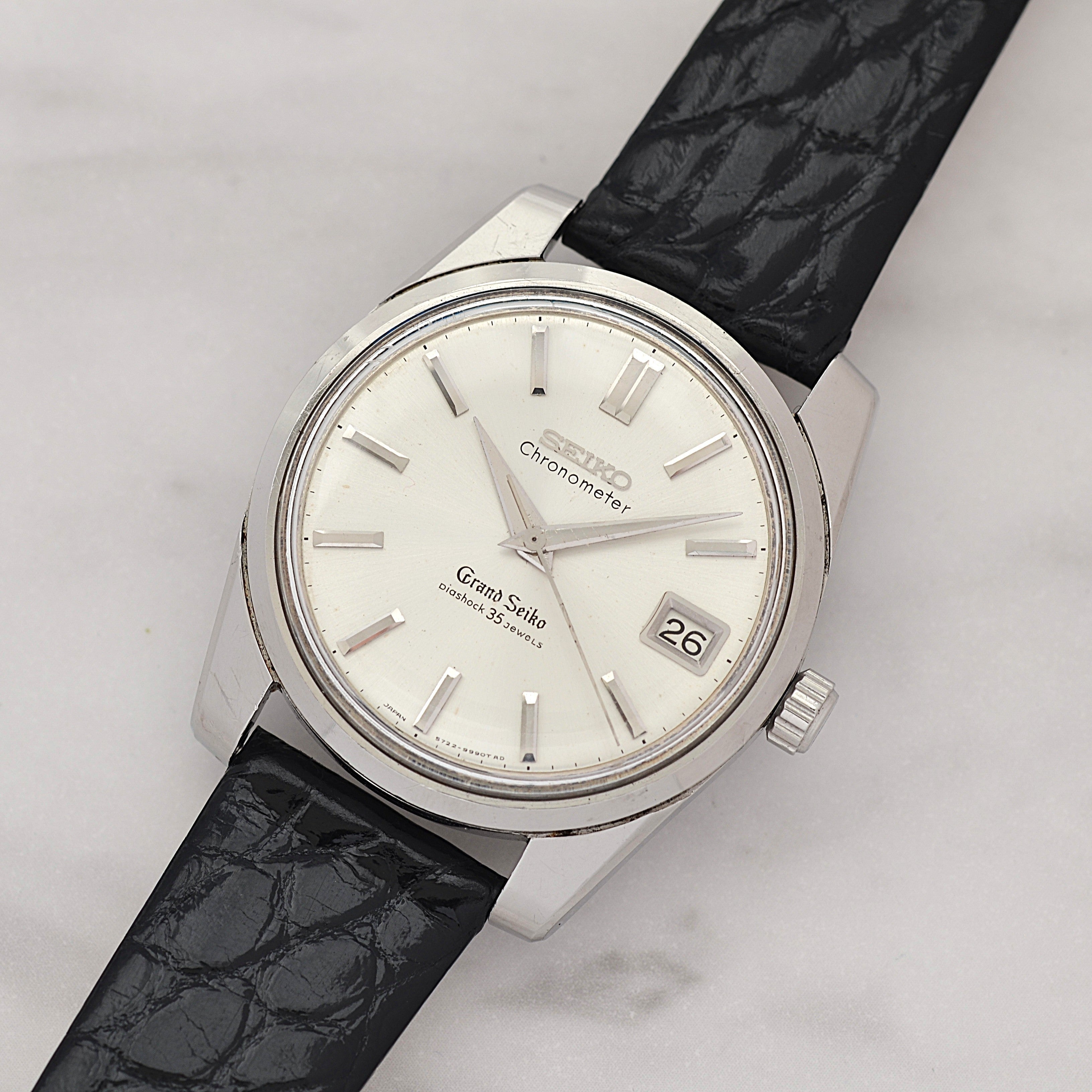 【SEIKO】セイコー グランドセイコー2nd 43999 クロノメーター表記 セイコー純正尾錠付き