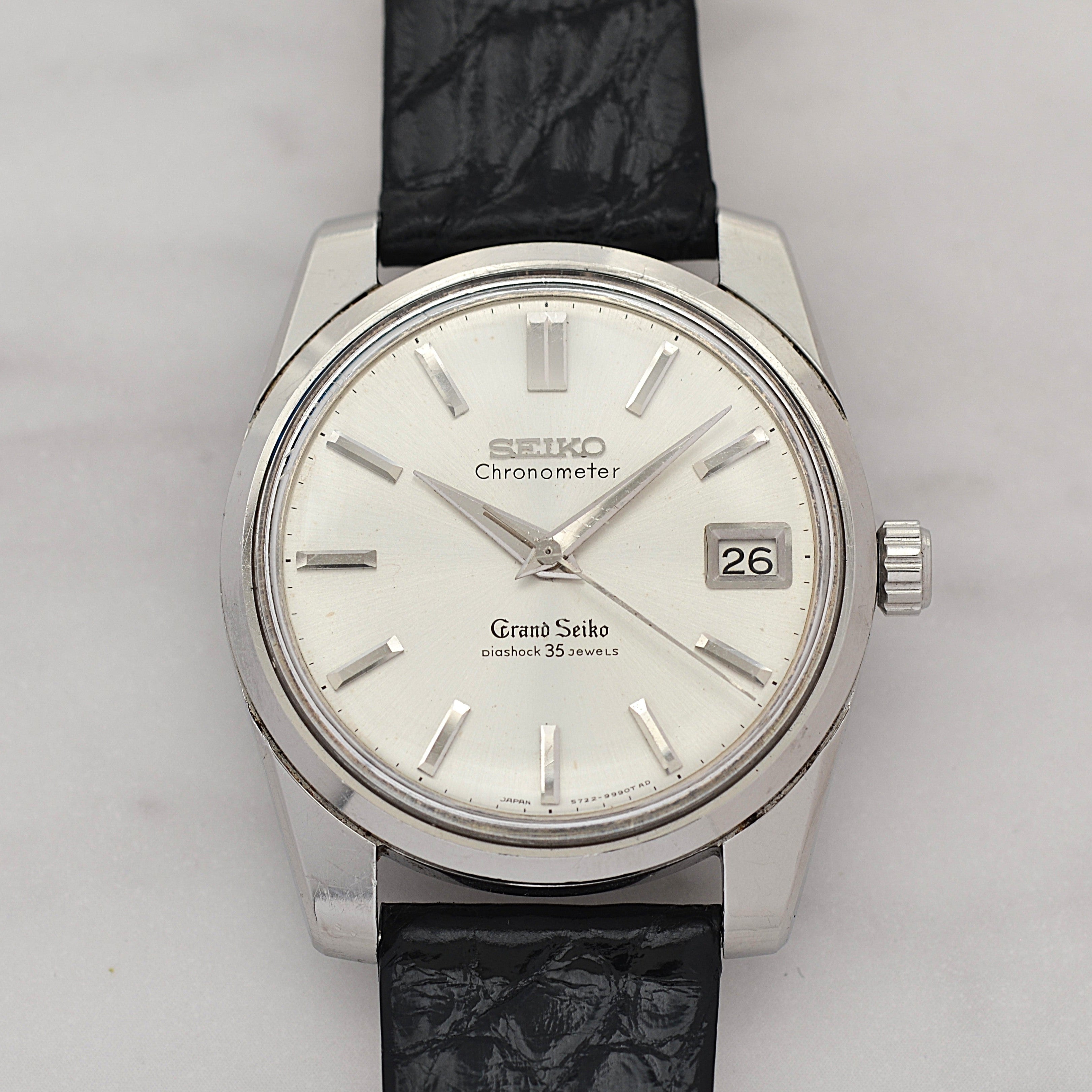 【SEIKO】セイコー グランドセイコー2nd 43999 クロノメーター表記 セイコー純正尾錠付き