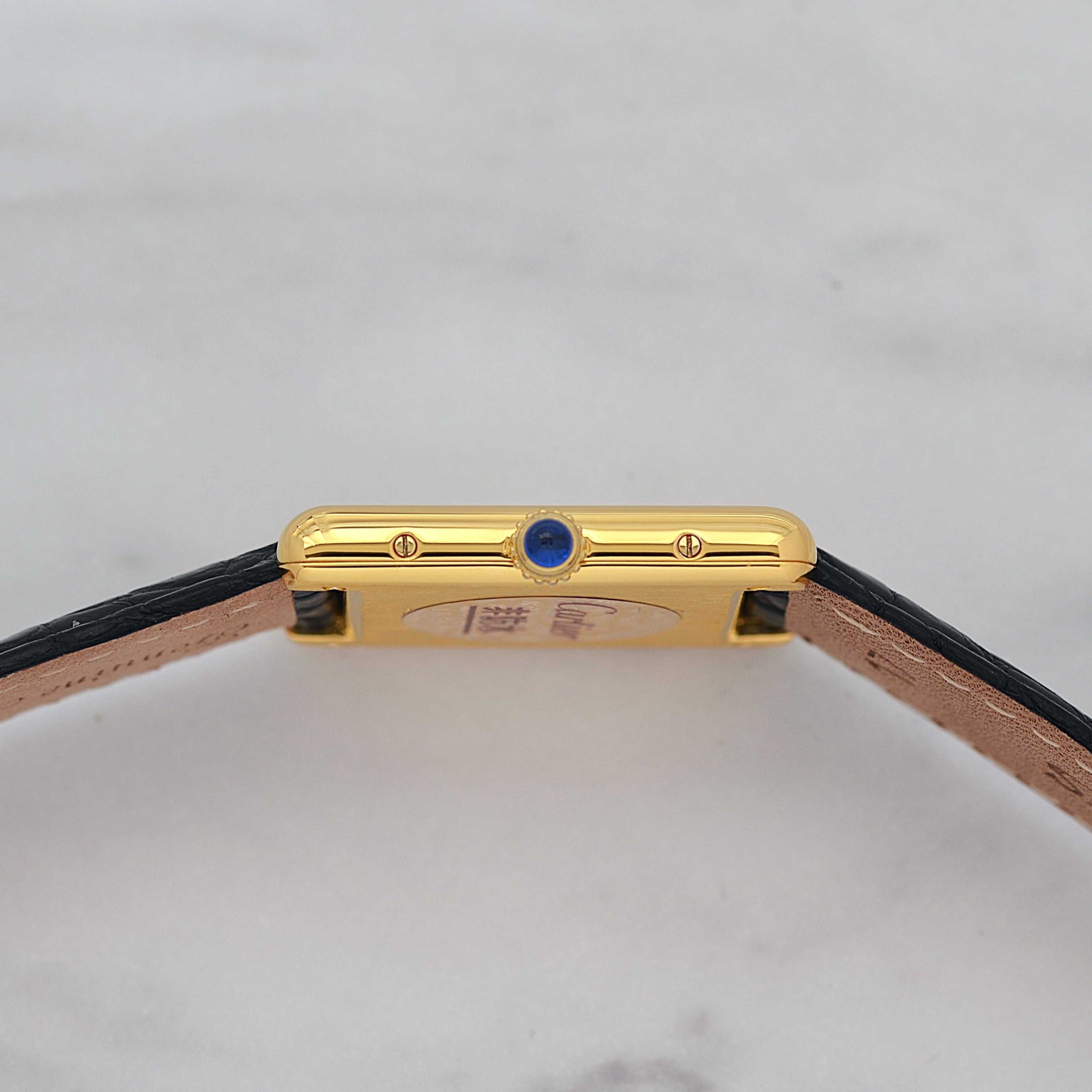 【Cartier】カルティエ マストタンクLM オパラン 付属品完備 カルティエコンプリートサービス済み