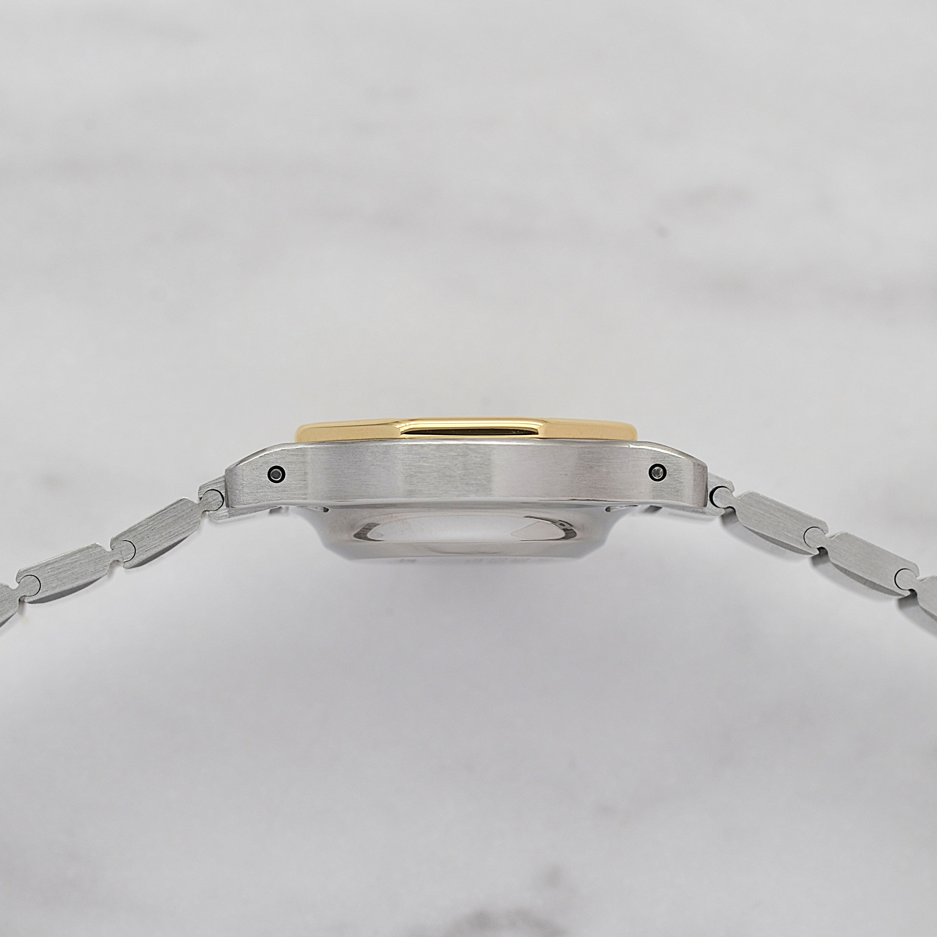 【Cartier】カルティエ サントスオクタゴンSM 18KYG×SS 永久保証書付き カルティエコンプリートサービス済み