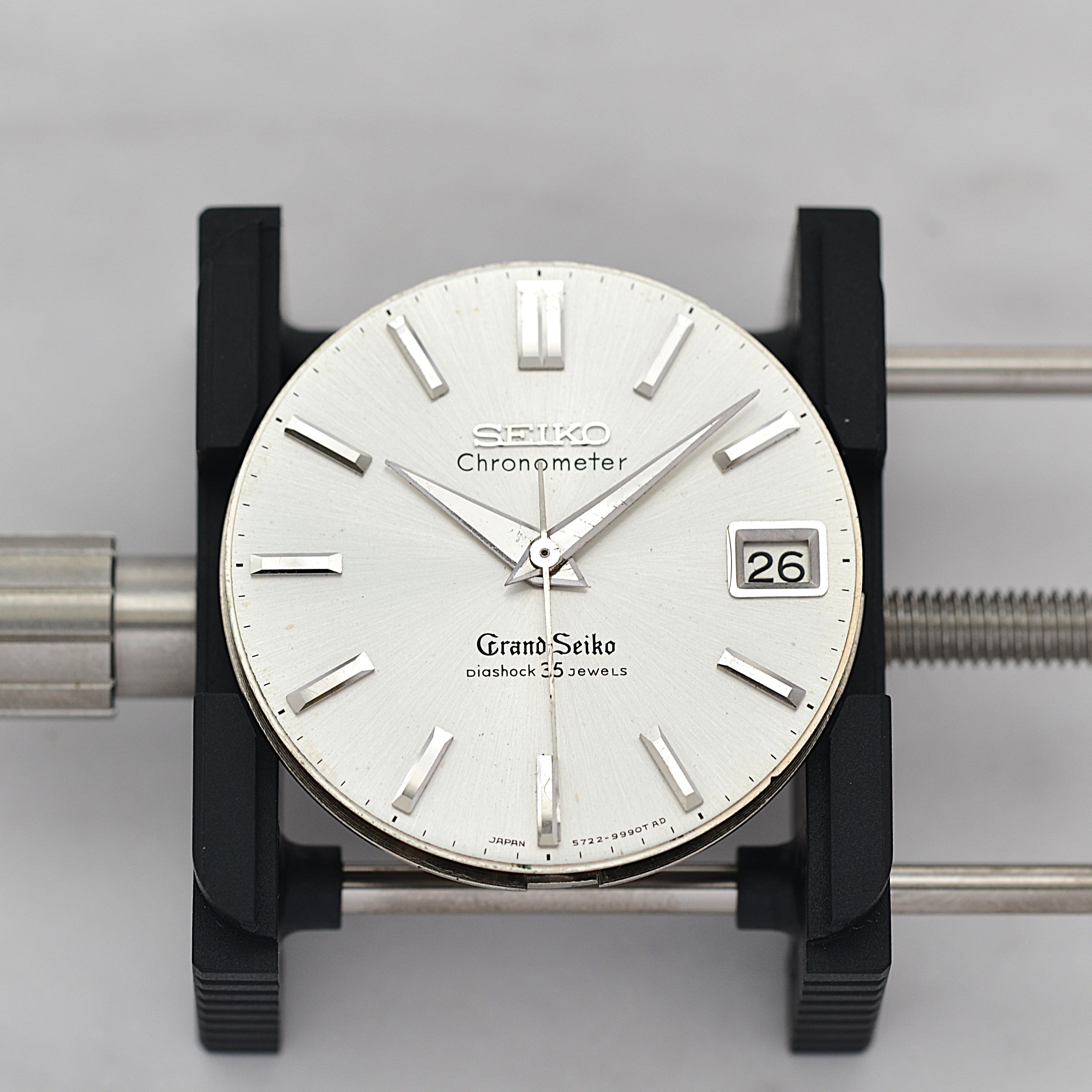 【SEIKO】セイコー グランドセイコー2nd 43999 クロノメーター表記 セイコー純正尾錠付き