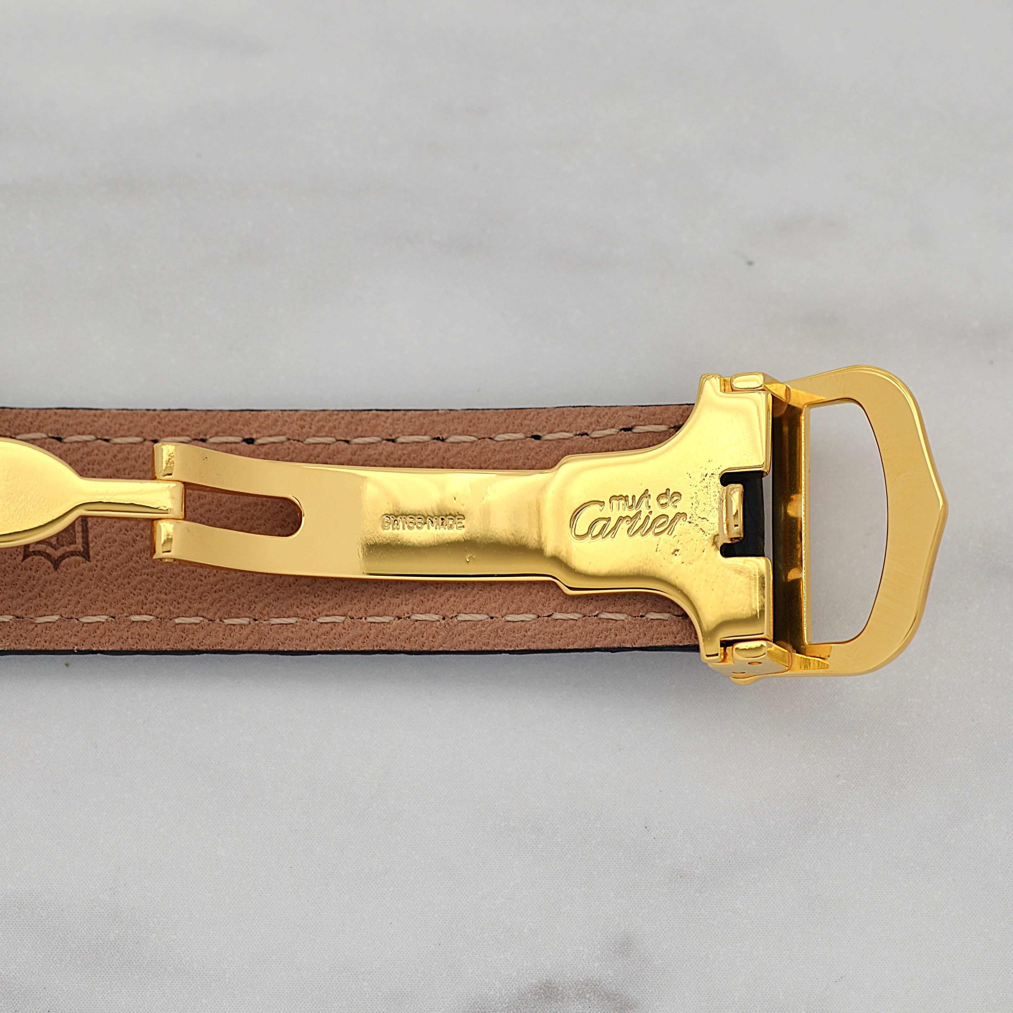 【Cartier】カルティエ マストタンクLM オパラン 付属品完備 カルティエコンプリートサービス済み