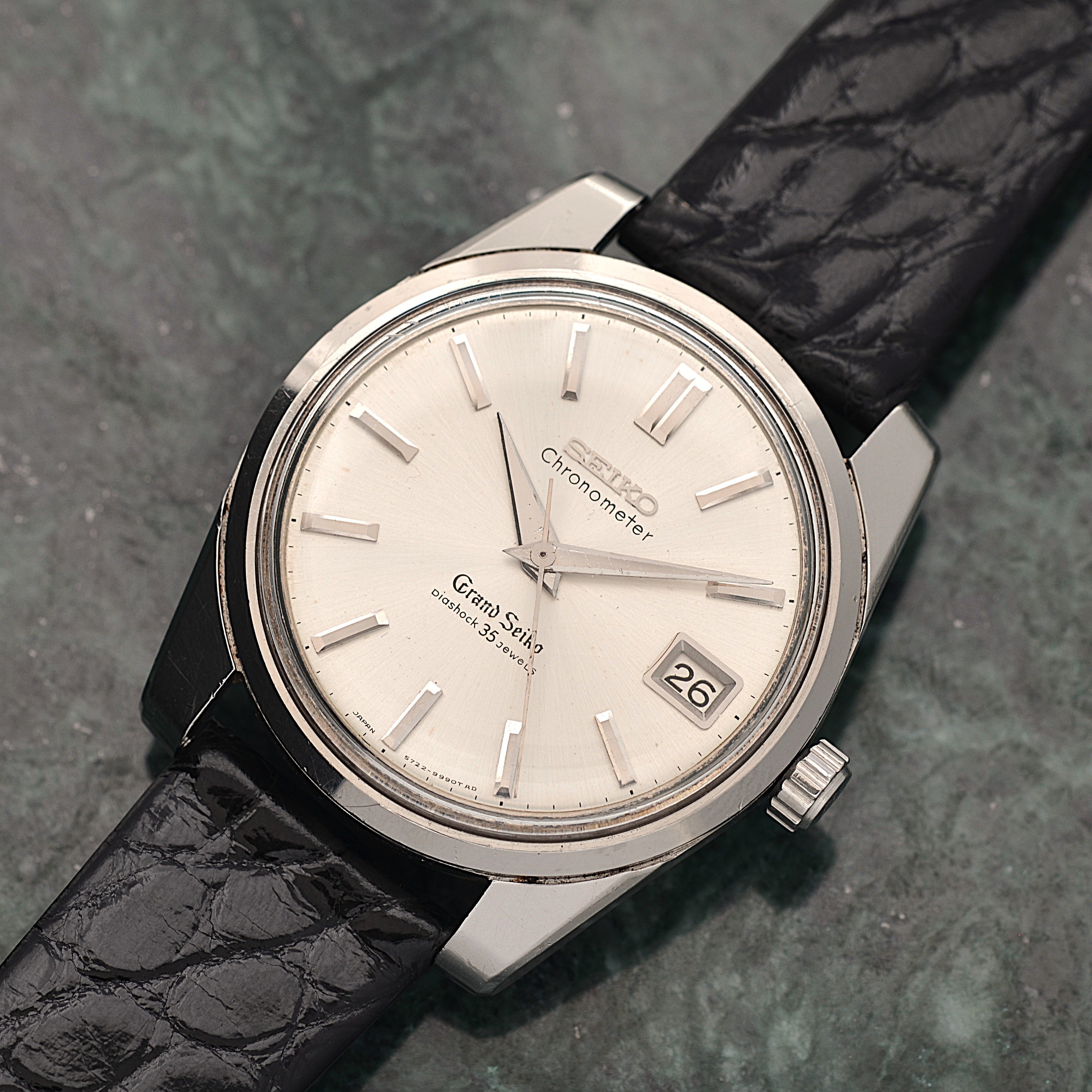 【SEIKO】セイコー グランドセイコー2nd 43999 クロノメーター表記 セイコー純正尾錠付き