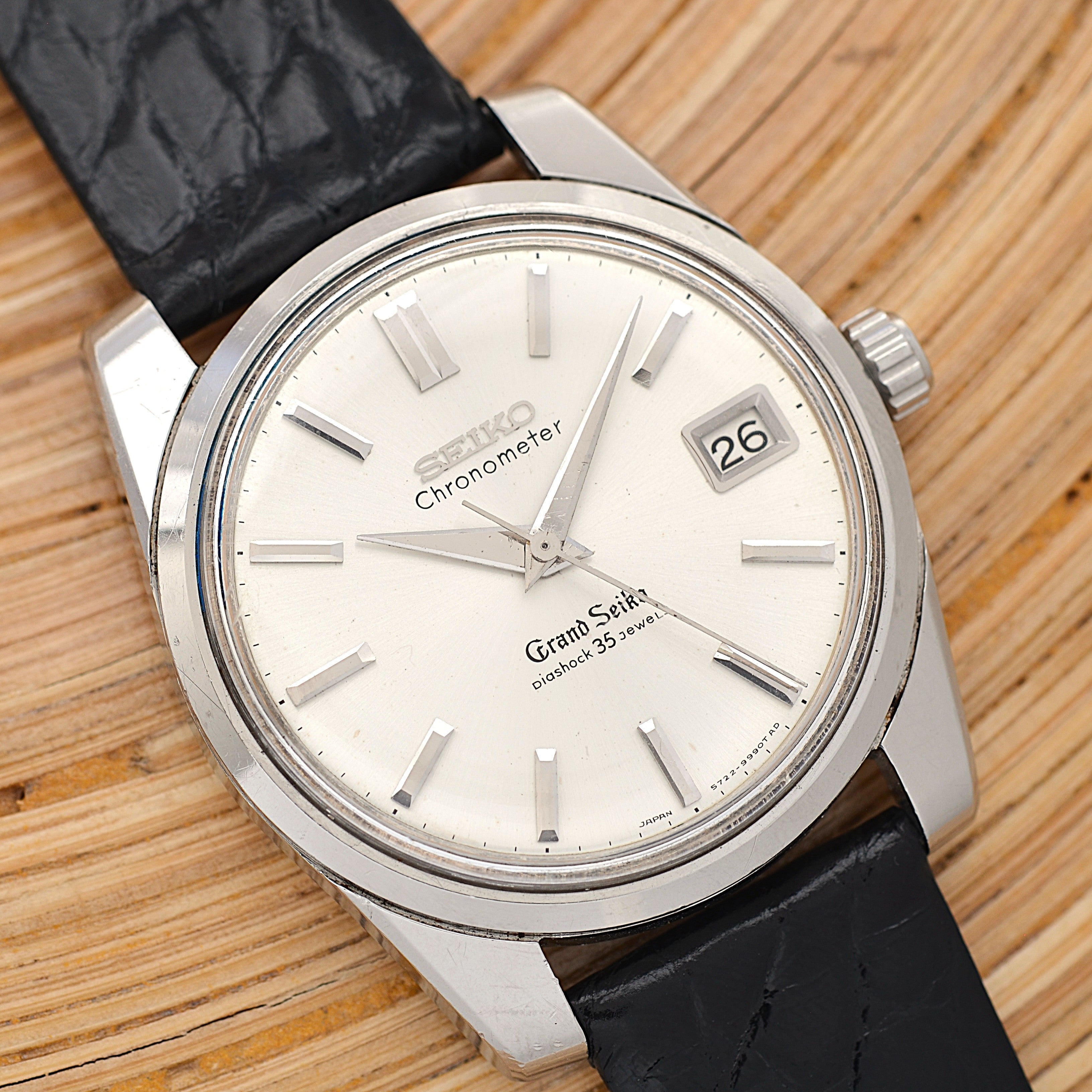 【SEIKO】セイコー グランドセイコー2nd 43999 クロノメーター表記 セイコー純正尾錠付き
