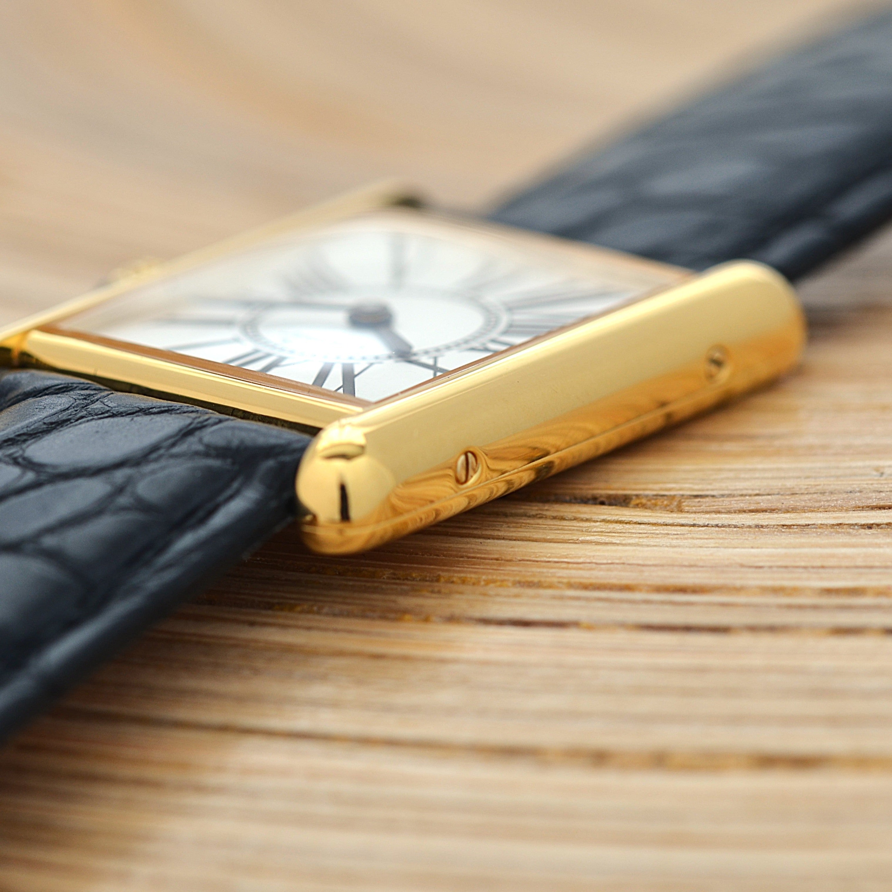 【Cartier】カルティエ マストタンクLM オパラン 付属品完備 カルティエコンプリートサービス済み