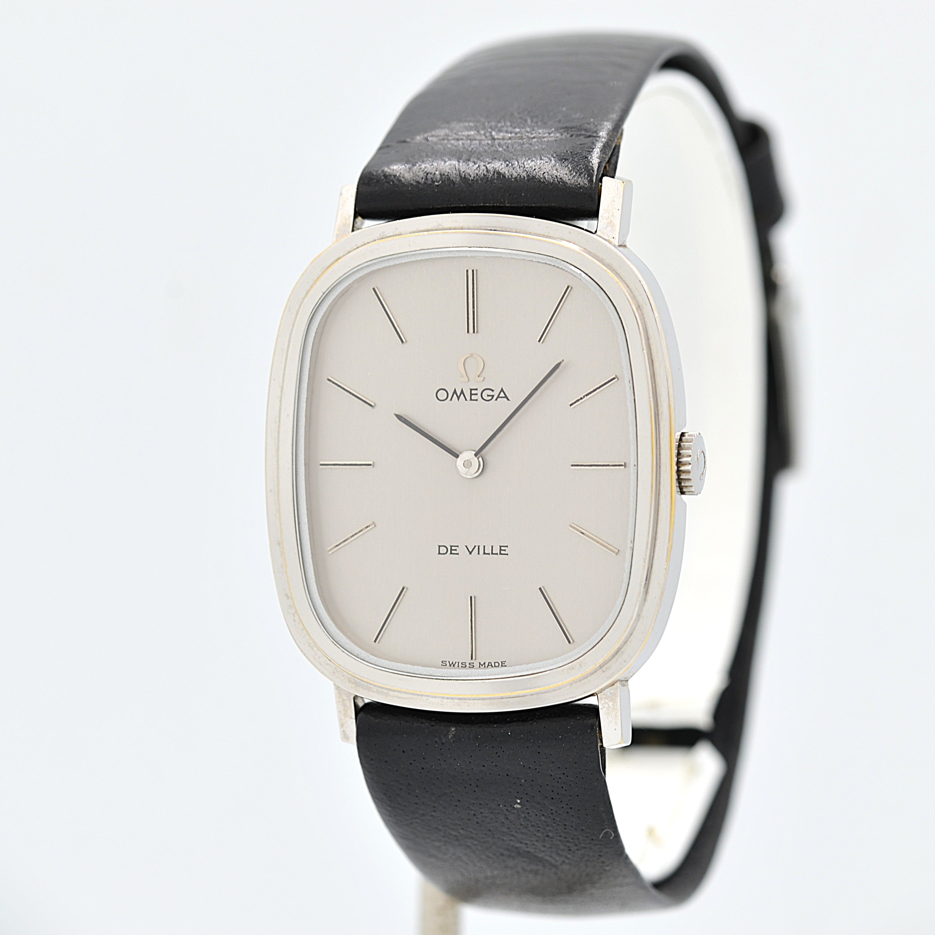 【OMEGA】オメガ デヴィル WGP オーバルケース Silver デッドストック 純正尾錠付き