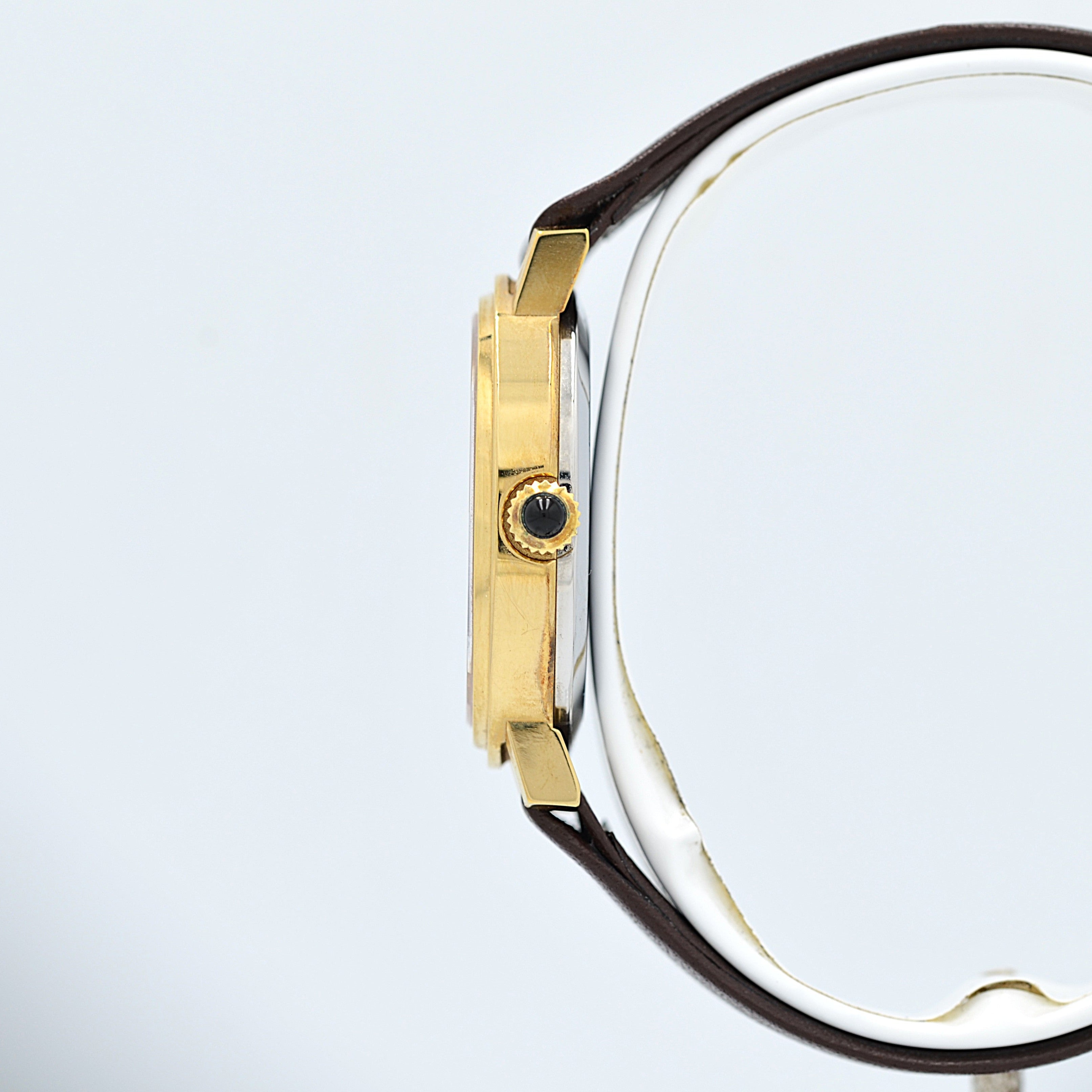 [Omega] 歐米茄碟飛系列GP橢圓形錶殼黃金全新庫存表，附原廠錶扣