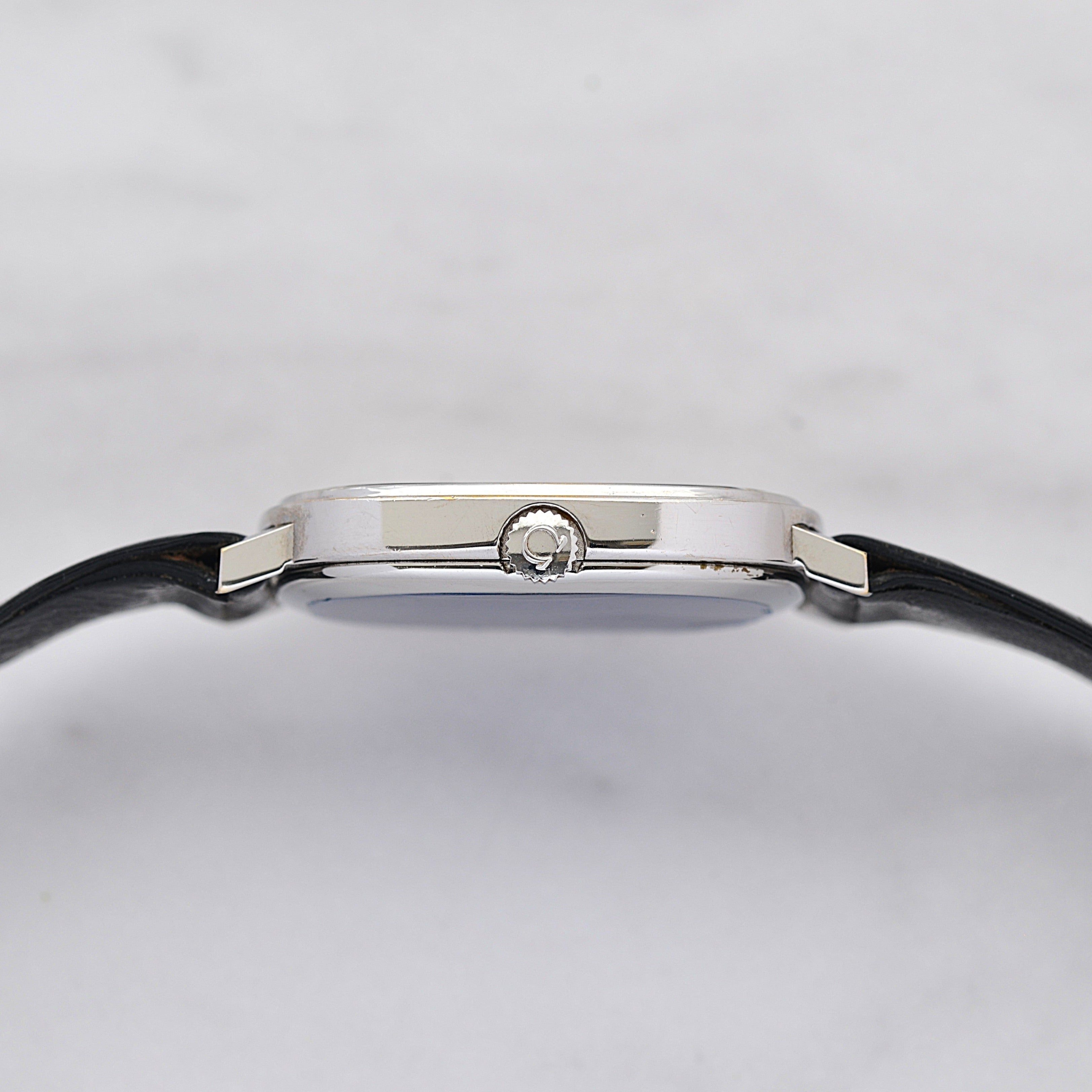 【OMEGA】オメガ デヴィル WGP オーバルケース Silver デッドストック 純正尾錠付き