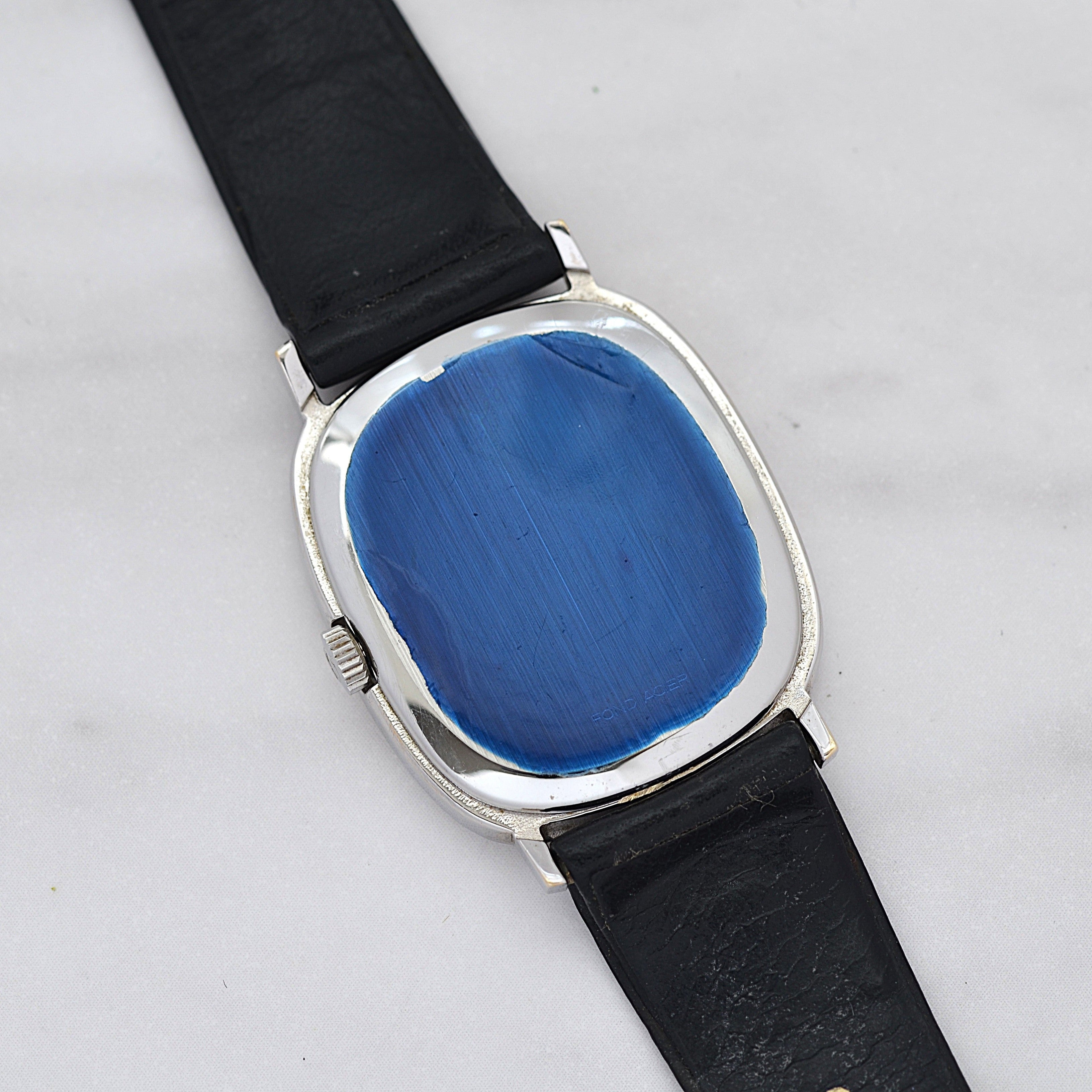 【OMEGA】オメガ デヴィル WGP オーバルケース Silver デッドストック 純正尾錠付き