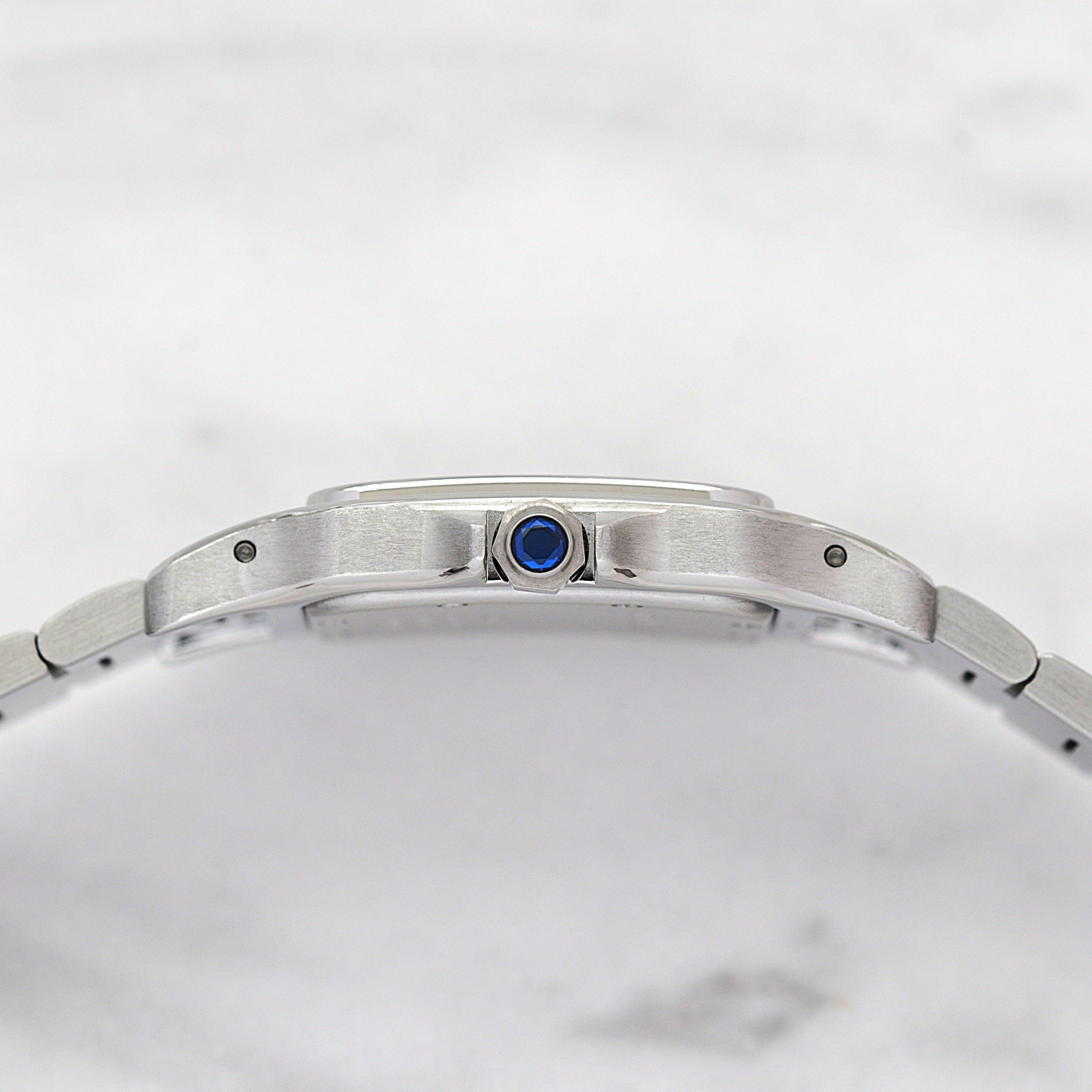 【Cartier】カルティエ サントスガルベLM アップライトローマ カルティエコンプリートサービス済み