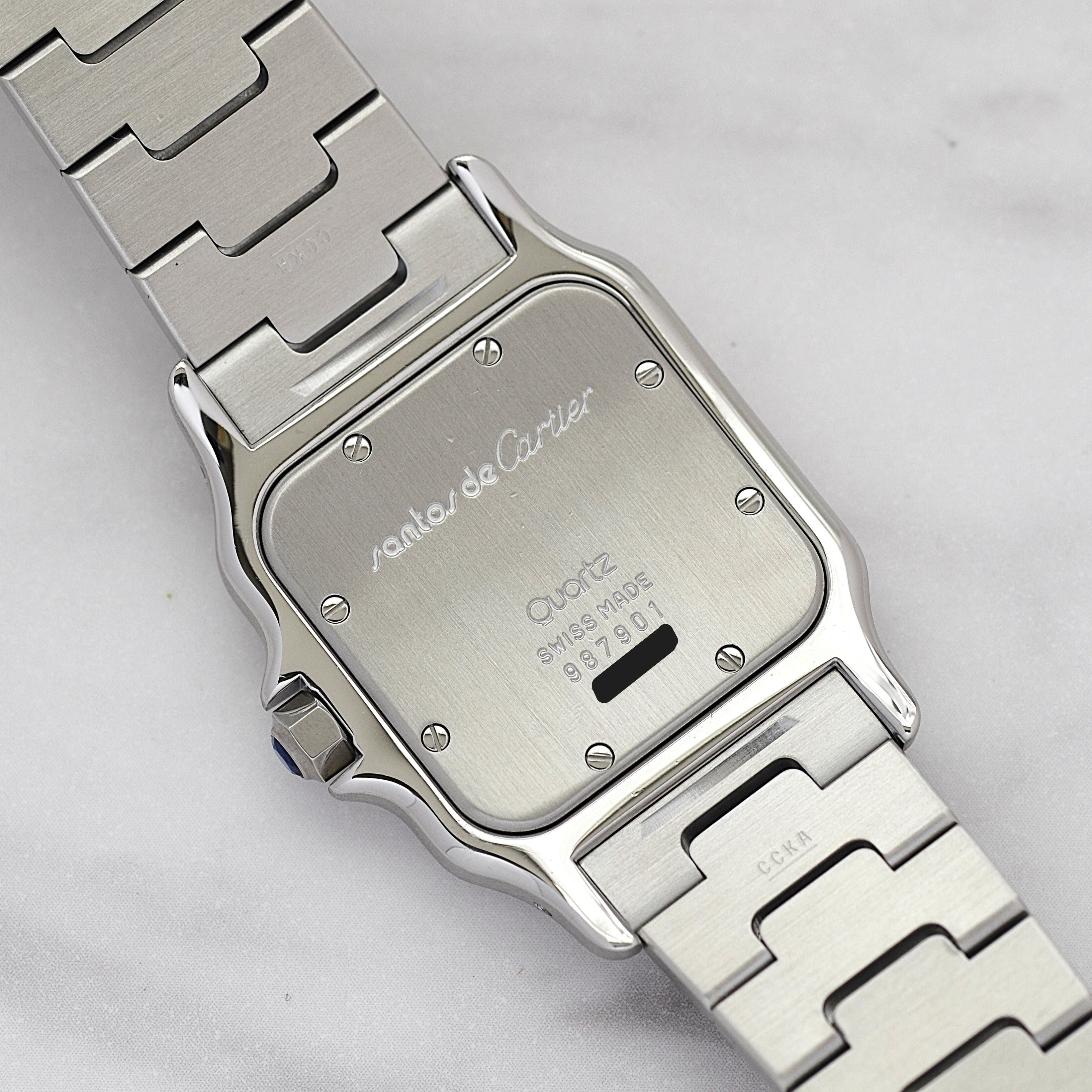 【Cartier】カルティエ サントスガルベLM アップライトローマ カルティエコンプリートサービス済み