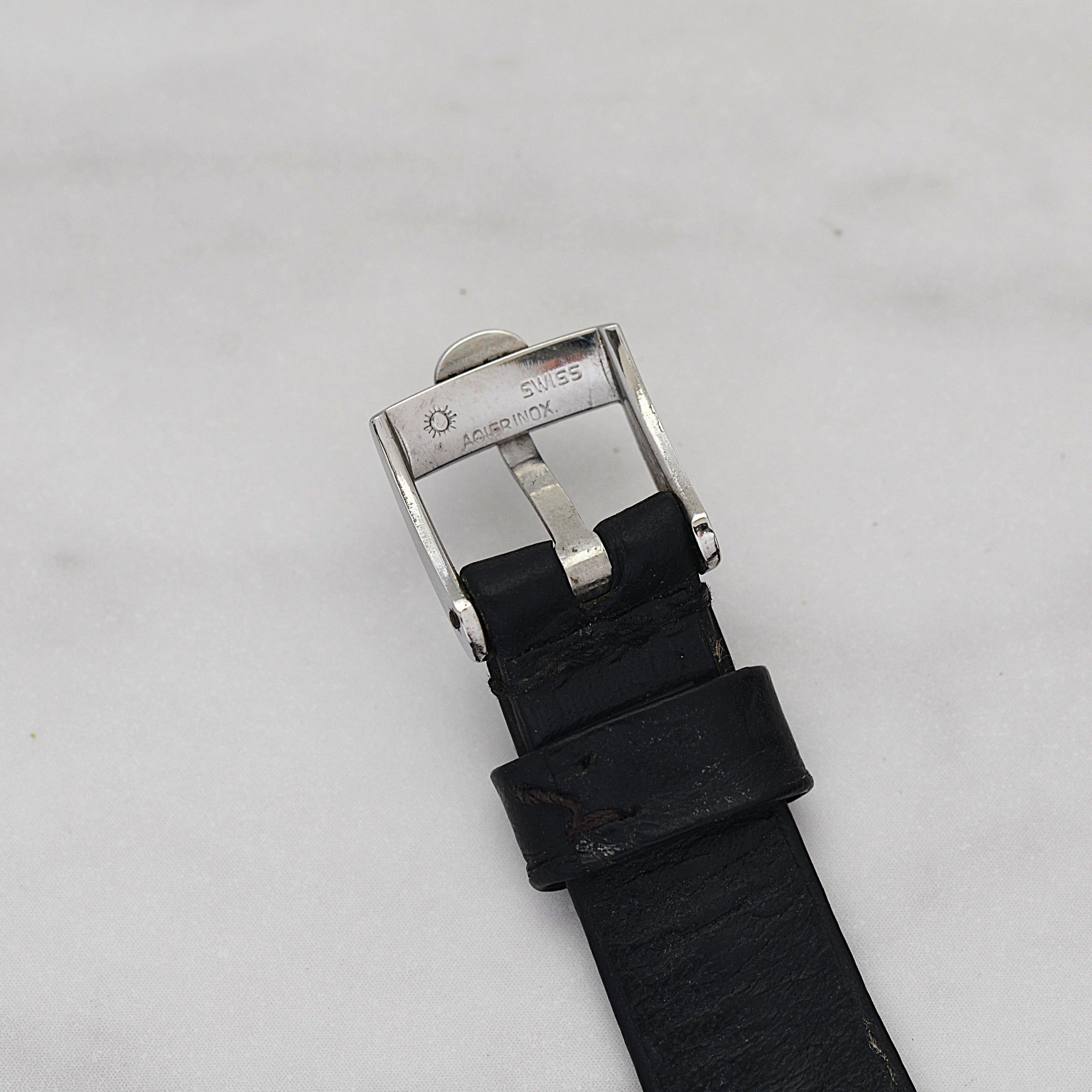 【OMEGA】オメガ デヴィル WGP オーバルケース Silver デッドストック 純正尾錠付き