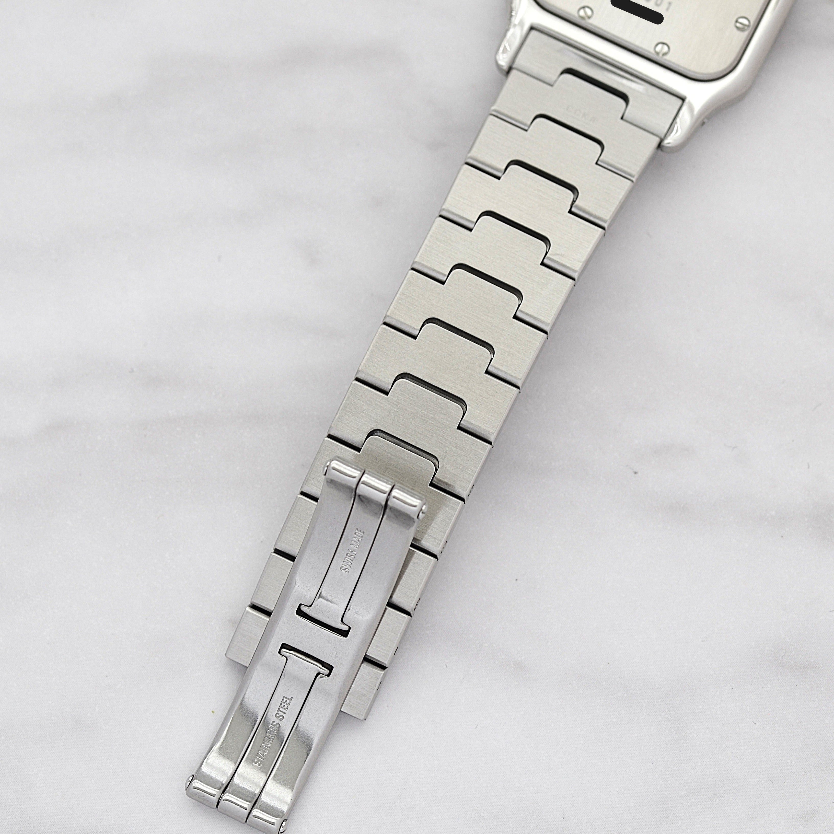 【Cartier】カルティエ サントスガルベLM アップライトローマ カルティエコンプリートサービス済み