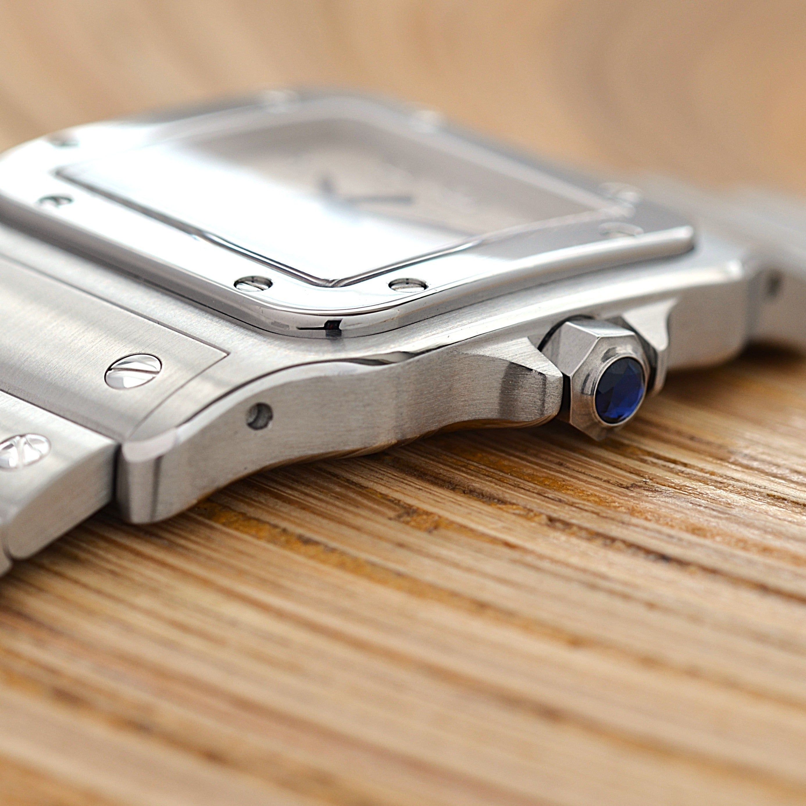 【Cartier】カルティエ サントスガルベLM アップライトローマ カルティエコンプリートサービス済み