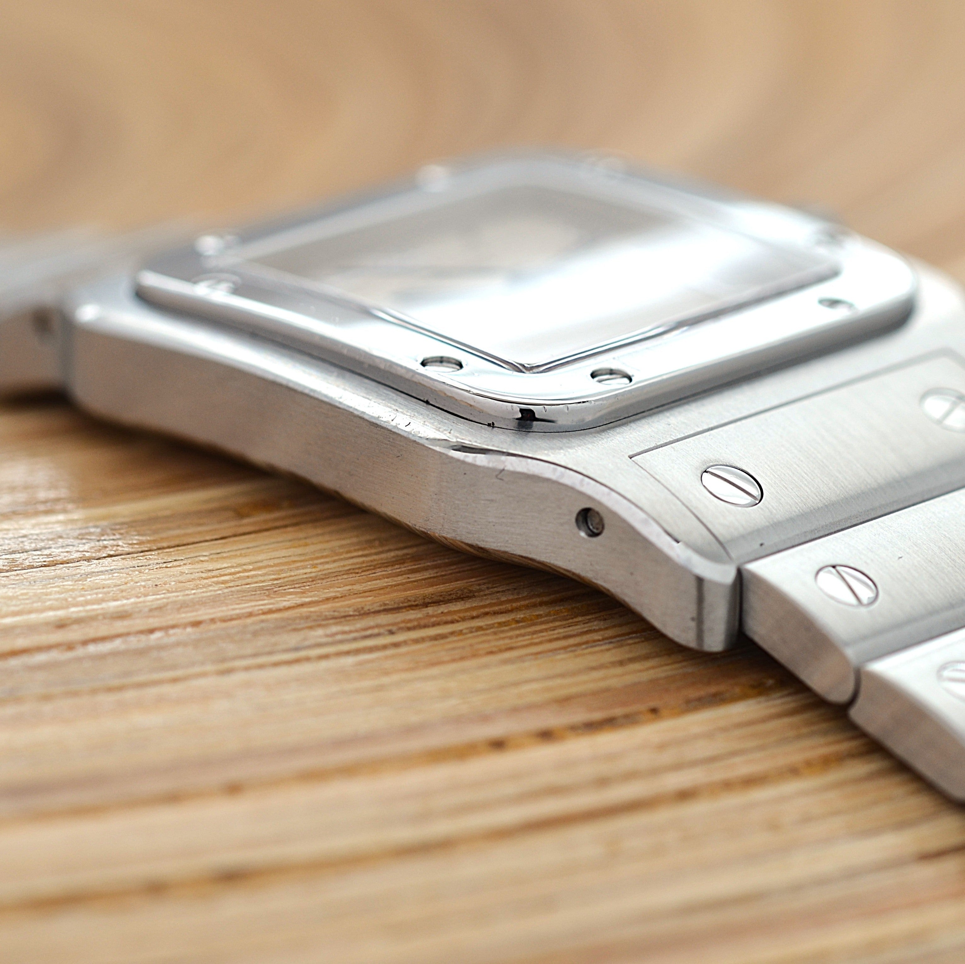 【Cartier】カルティエ サントスガルベLM アップライトローマ カルティエコンプリートサービス済み