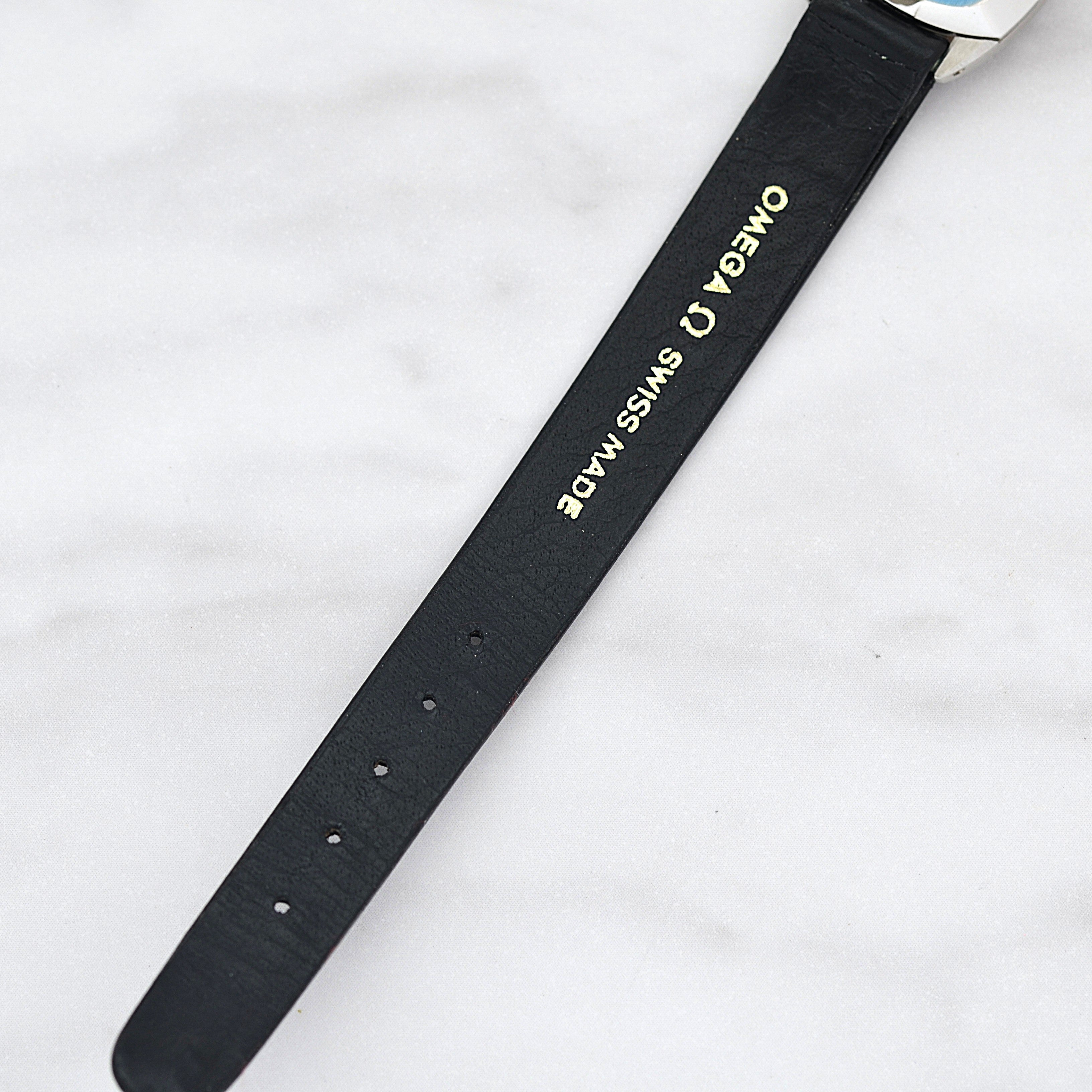 [Omega] 歐米茄碟飛系列不鏽鋼方形銀色腕錶，全新庫存，配件齊全