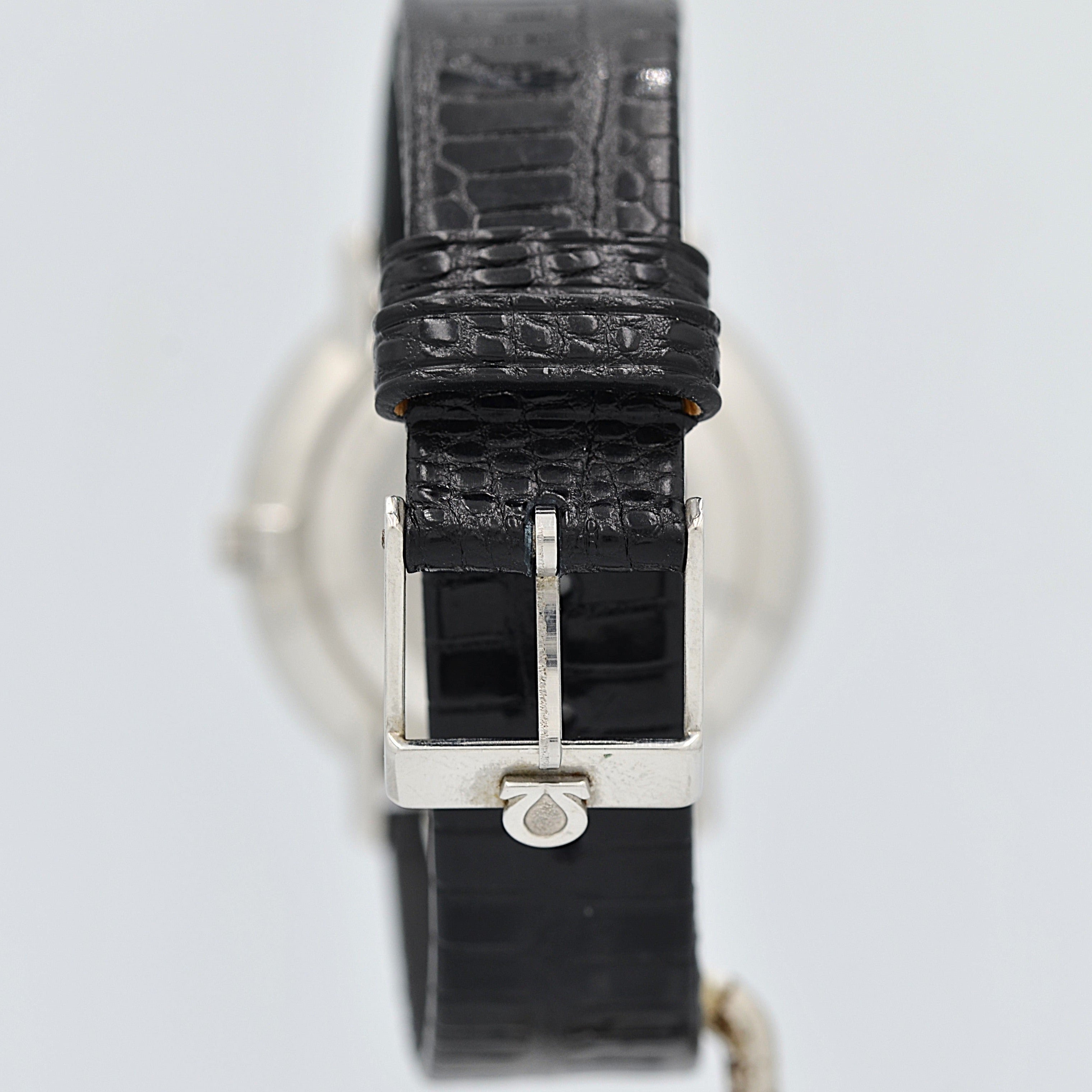 【OMEGA】オメガ デヴィル SS ラウンド Grey 純正尾錠付き