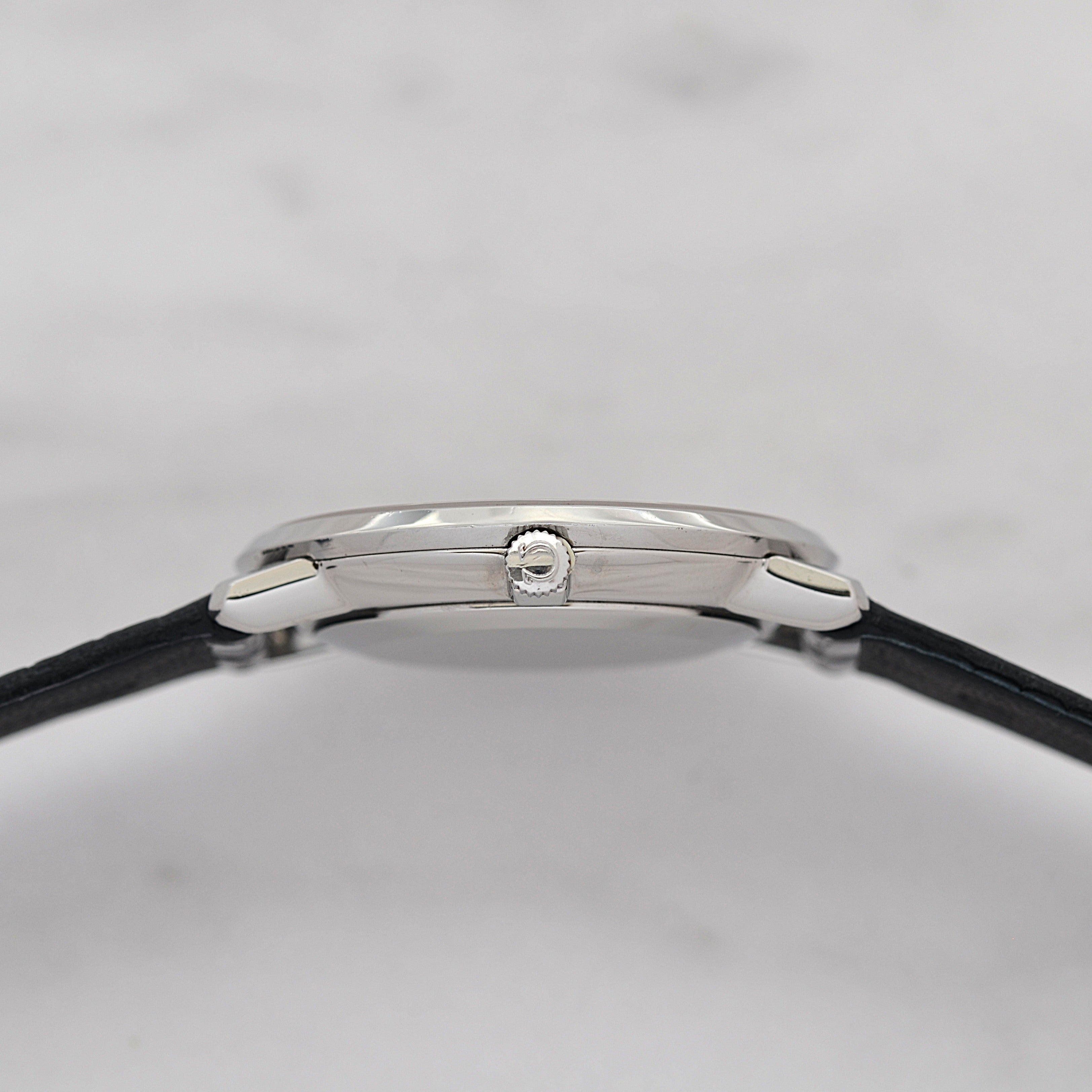 【OMEGA】オメガ デヴィル SS ラウンド Grey 純正尾錠付き