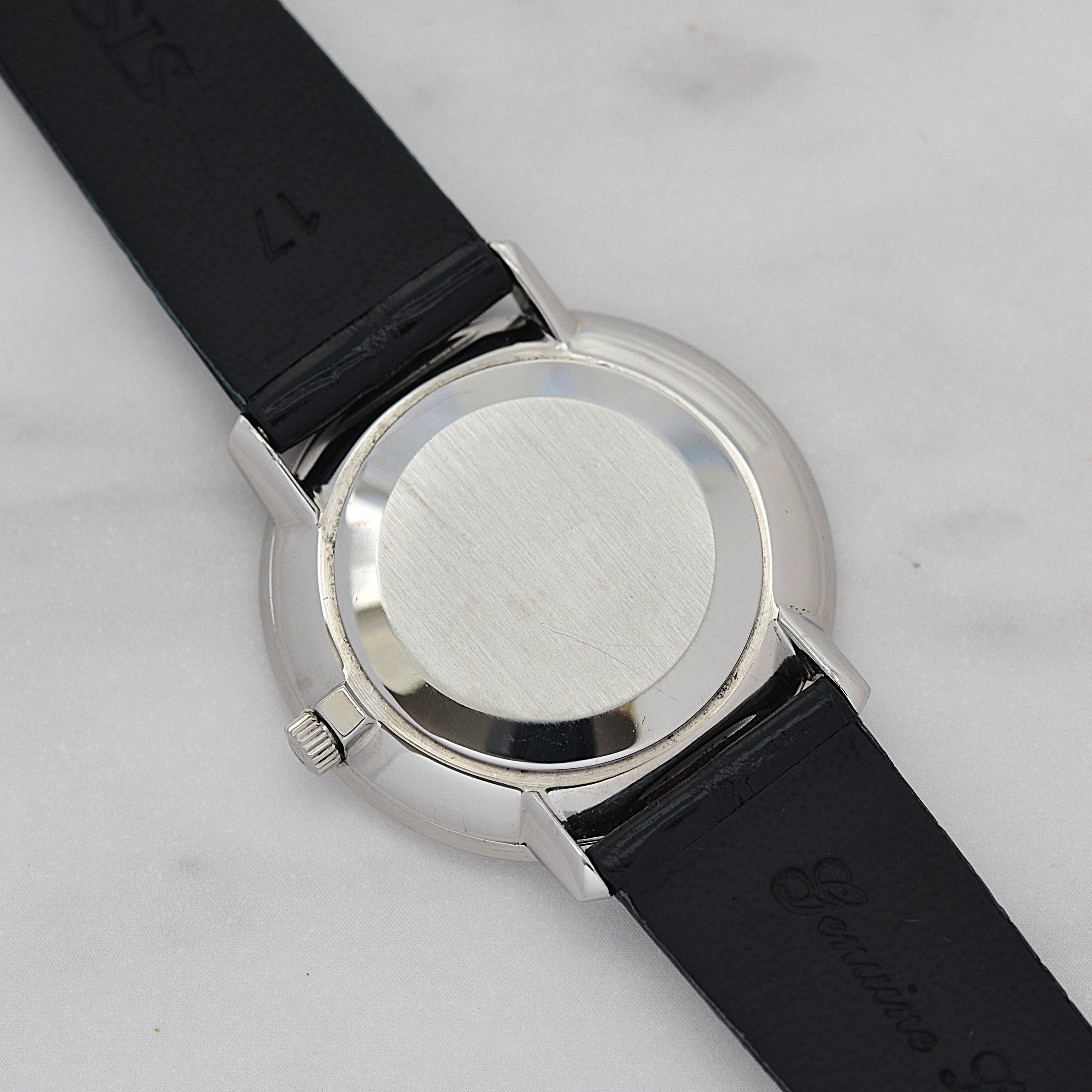 【OMEGA】オメガ デヴィル SS ラウンド Grey 純正尾錠付き