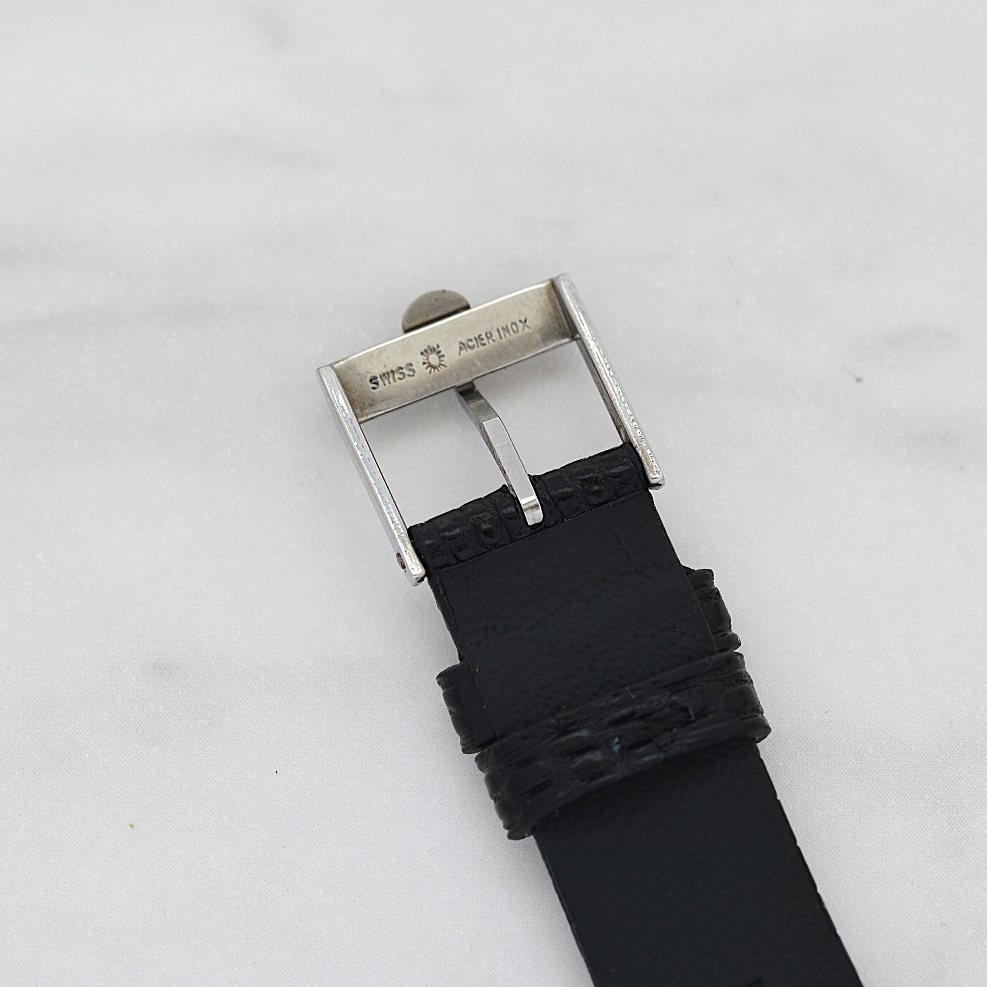 【OMEGA】オメガ デヴィル SS ラウンド Grey 純正尾錠付き