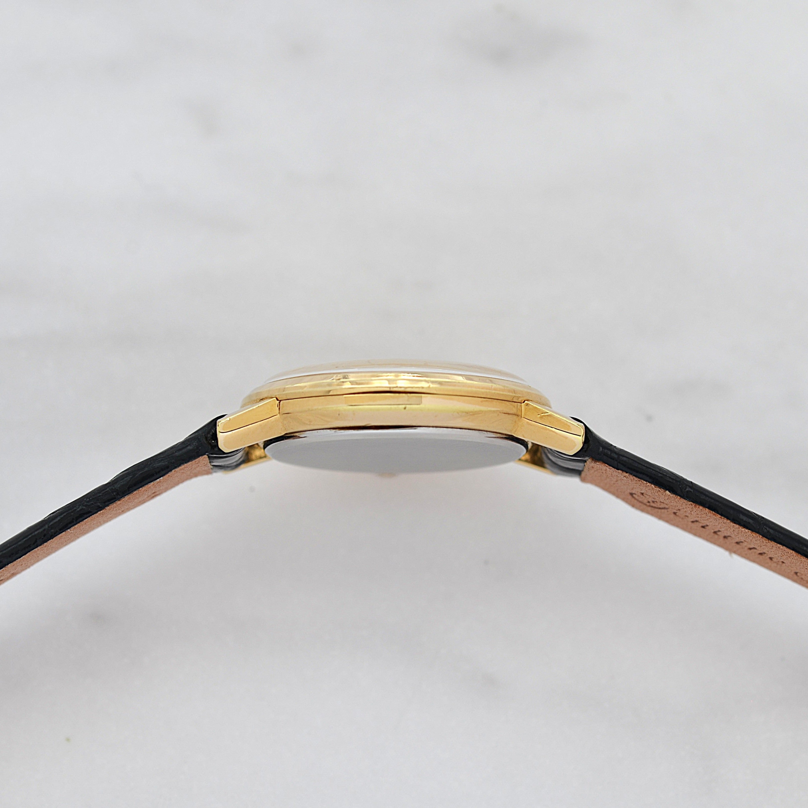 【OMEGA】オメガ ジュネーヴ GP ラウンド Gold Arabic 純正尾錠付き