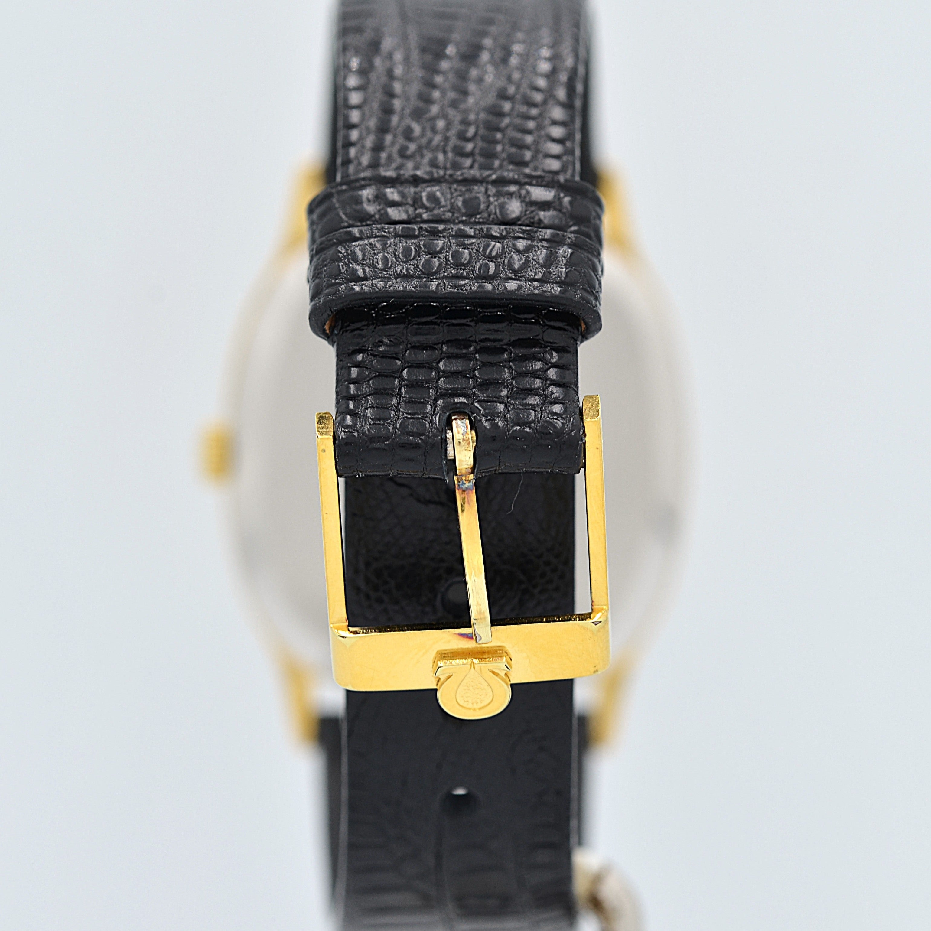 【OMEGA】オメガ デヴィル GP オーバルケース GOLD クルドパリ 純正尾錠付き