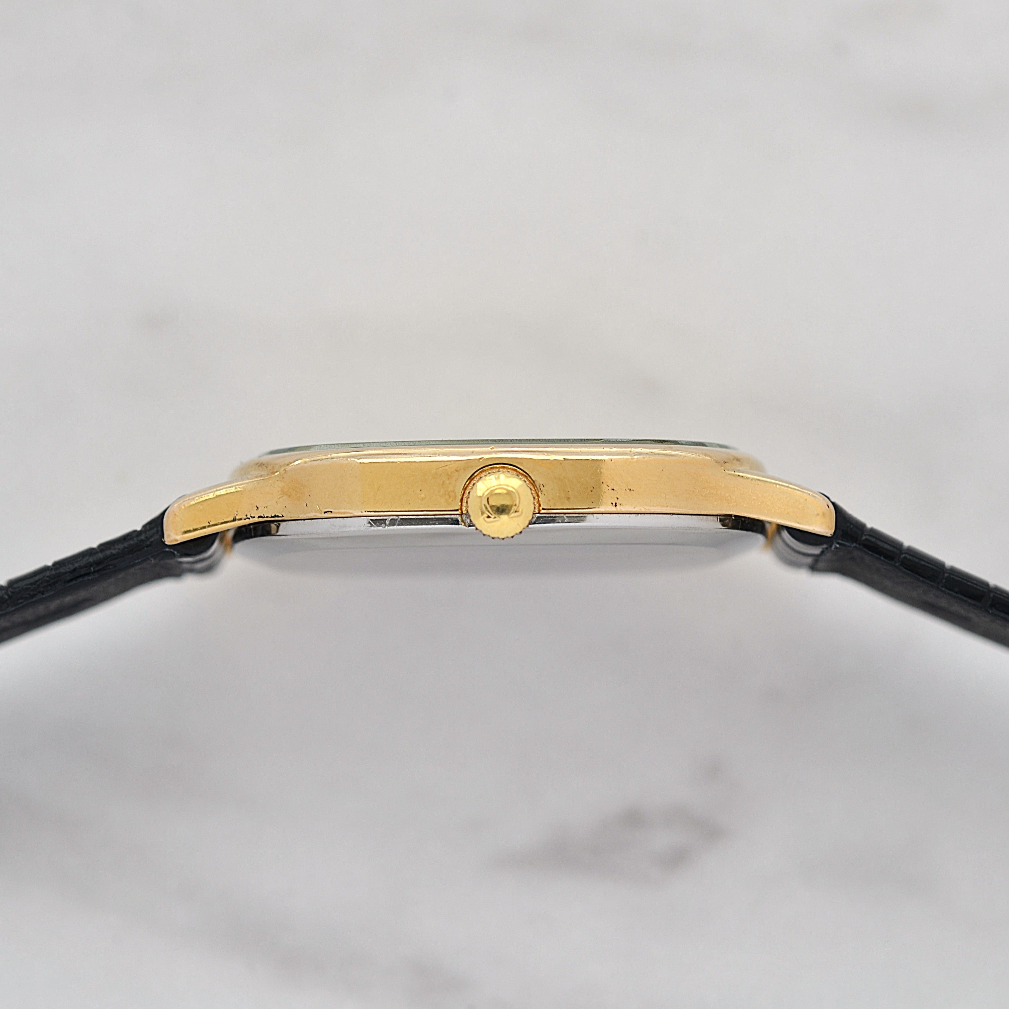 【OMEGA】オメガ デヴィル GP オーバルケース GOLD クルドパリ 純正尾錠付き