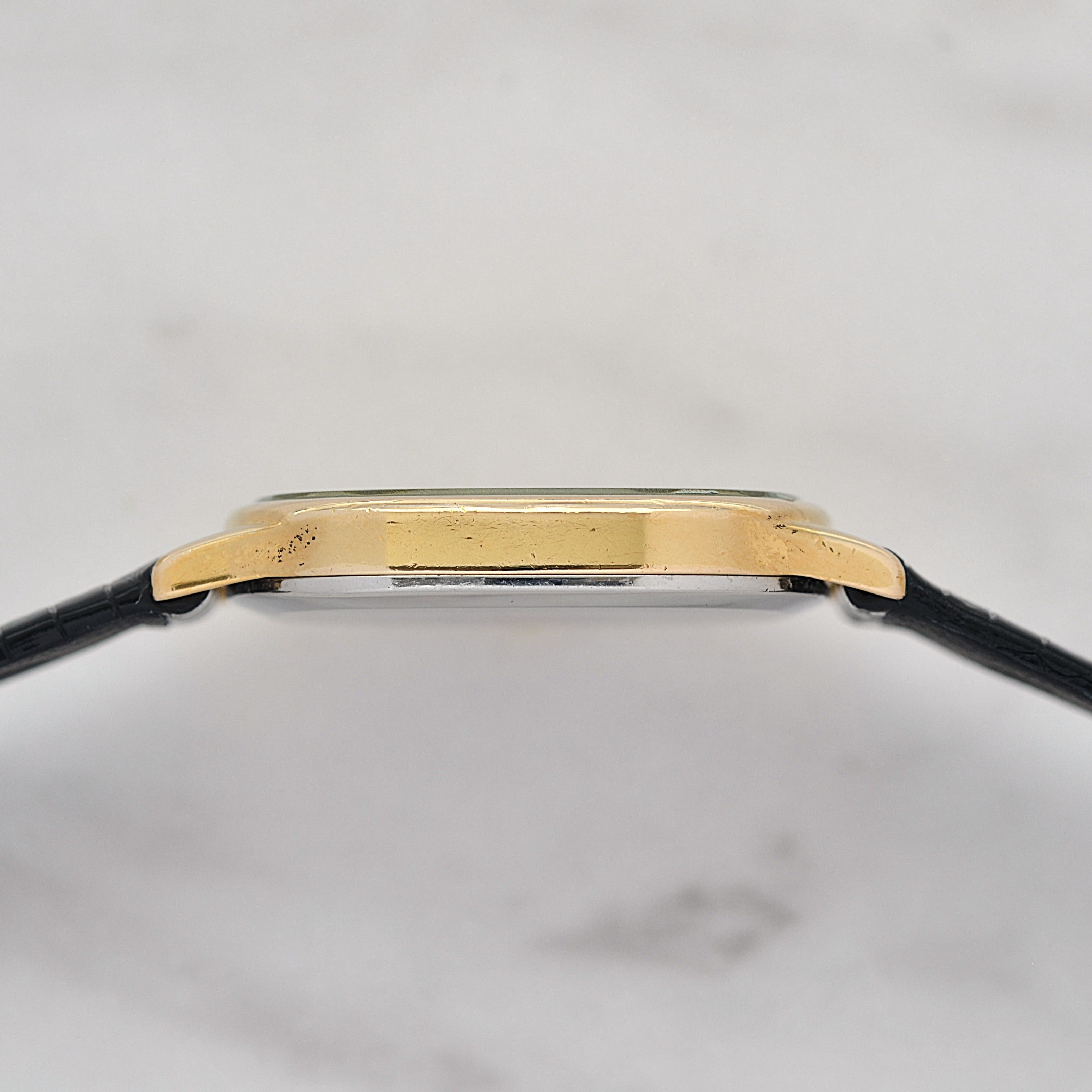 【OMEGA】オメガ デヴィル GP オーバルケース GOLD クルドパリ 純正尾錠付き