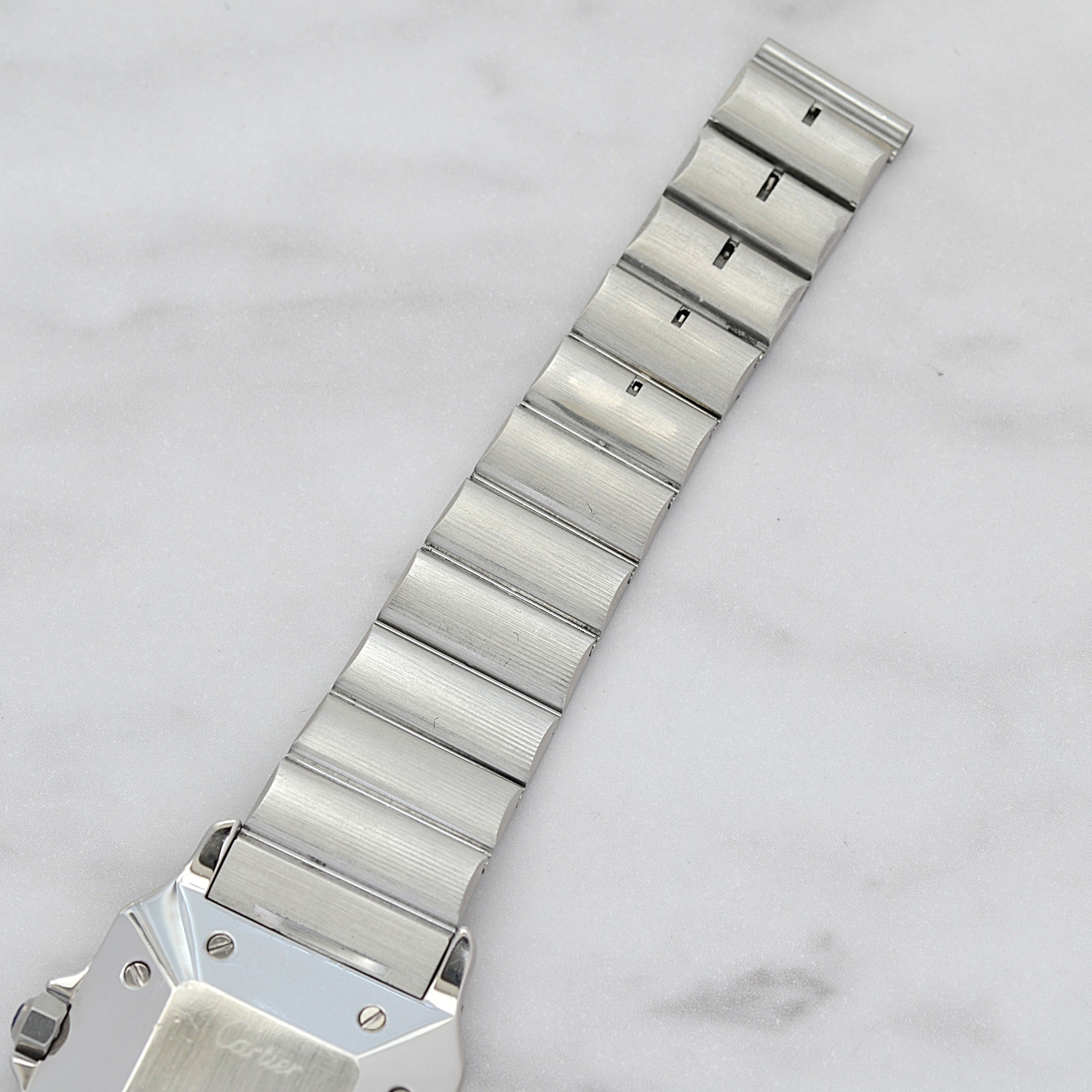 【Cartier】カルティエ サントスカレLM 18KYG×SS カルティエコンプリートサービス済み