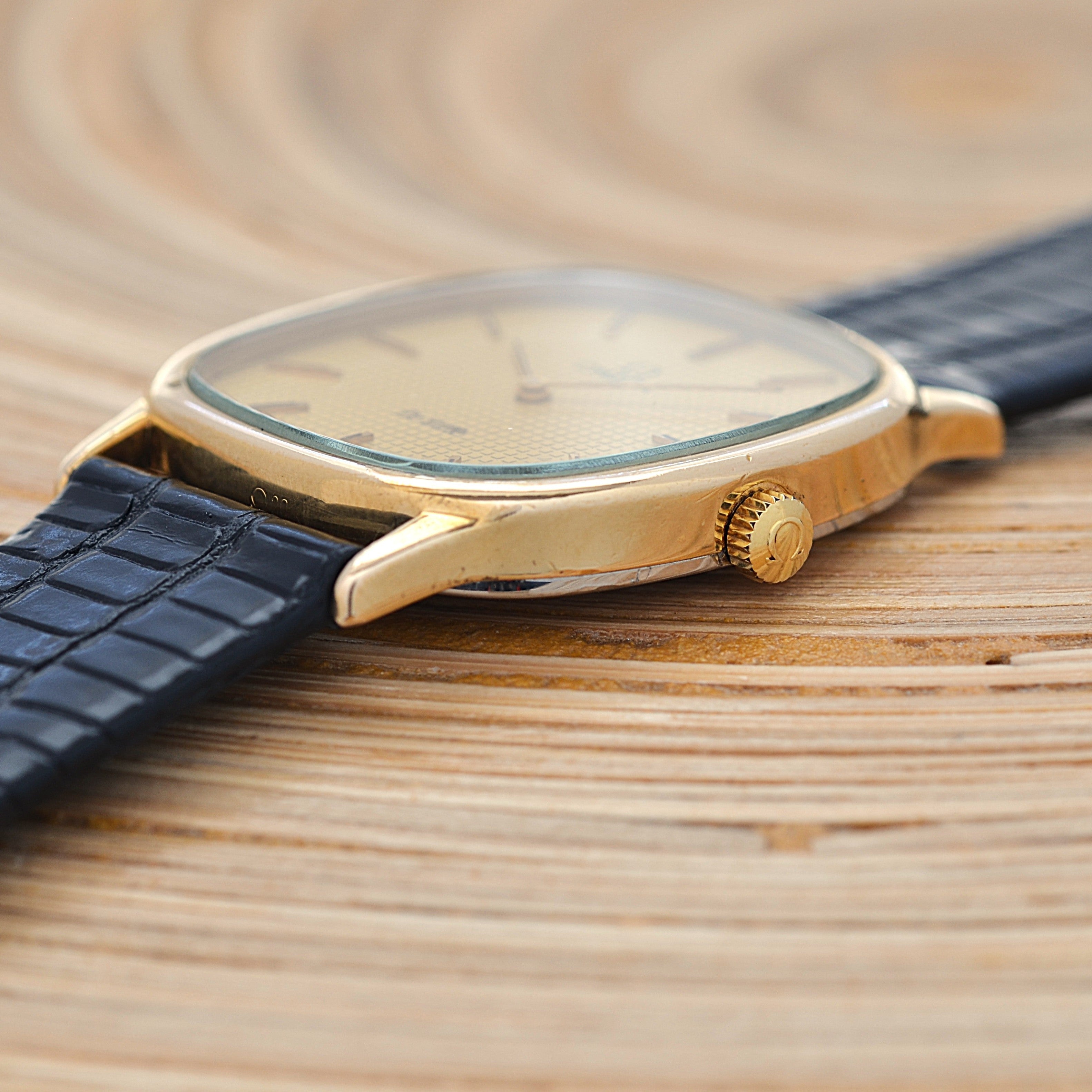 【OMEGA】オメガ デヴィル GP オーバルケース GOLD クルドパリ 純正尾錠付き