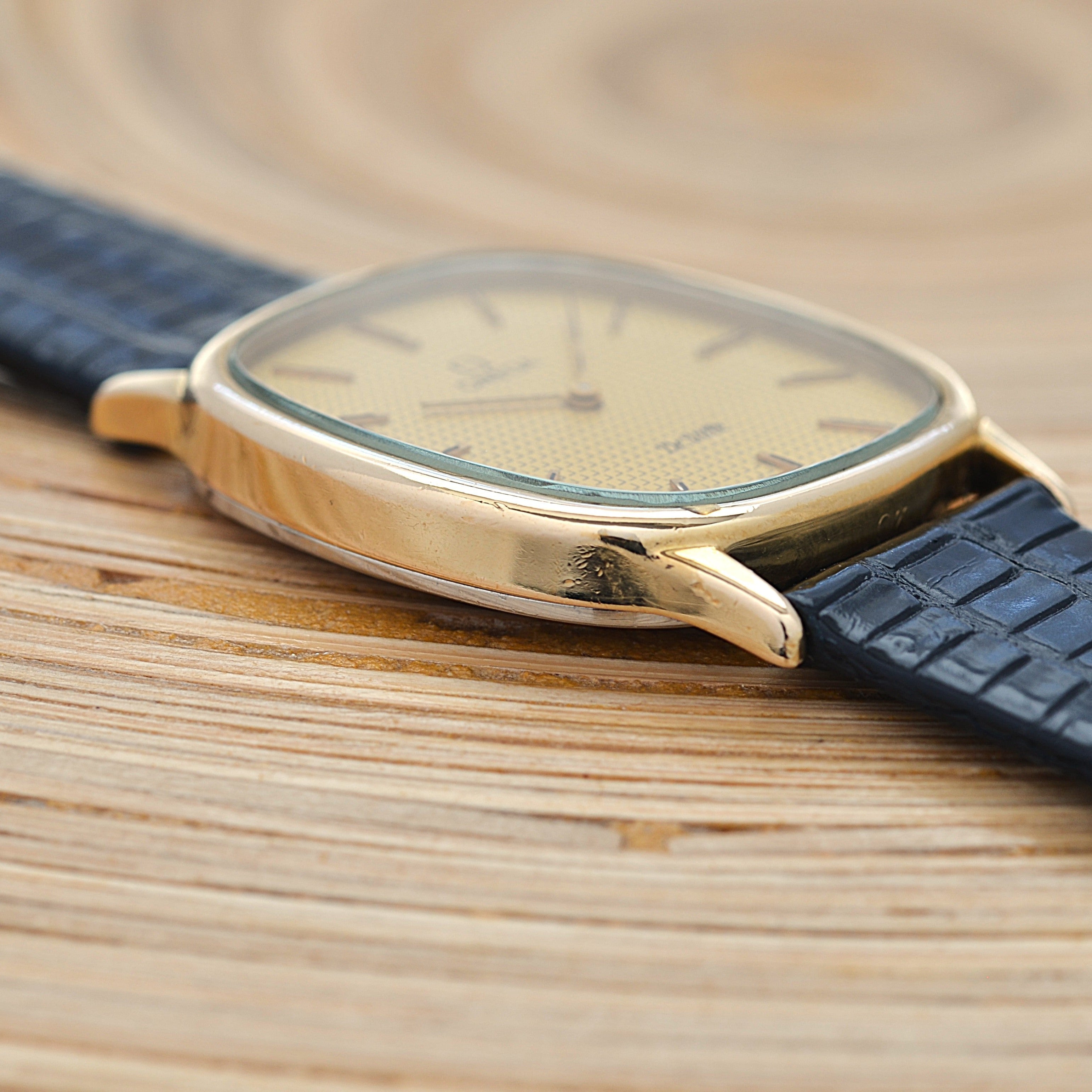 【OMEGA】オメガ デヴィル GP オーバルケース GOLD クルドパリ 純正尾錠付き