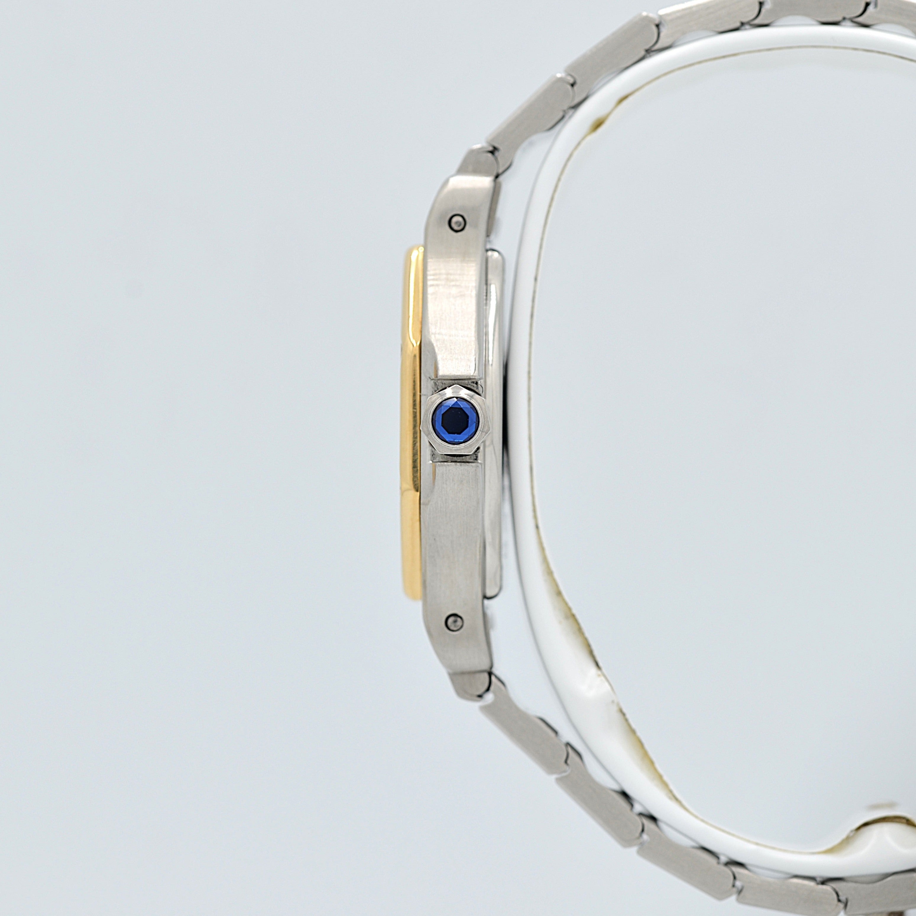 【Cartier】カルティエ サントスオクタゴンSM 18KYG×SS クォーツモデル カルティエコンプリートサービス済み