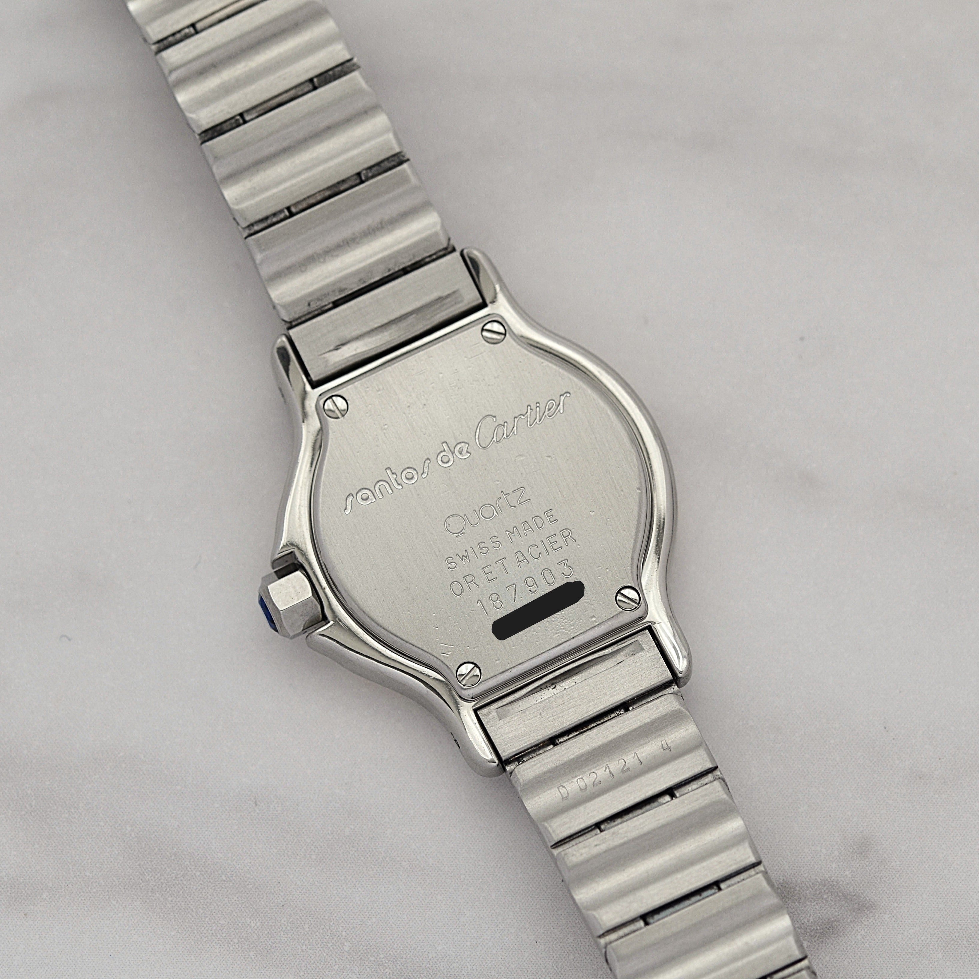 【Cartier】カルティエ サントスオクタゴンSM 18KYG×SS クォーツモデル カルティエコンプリートサービス済み