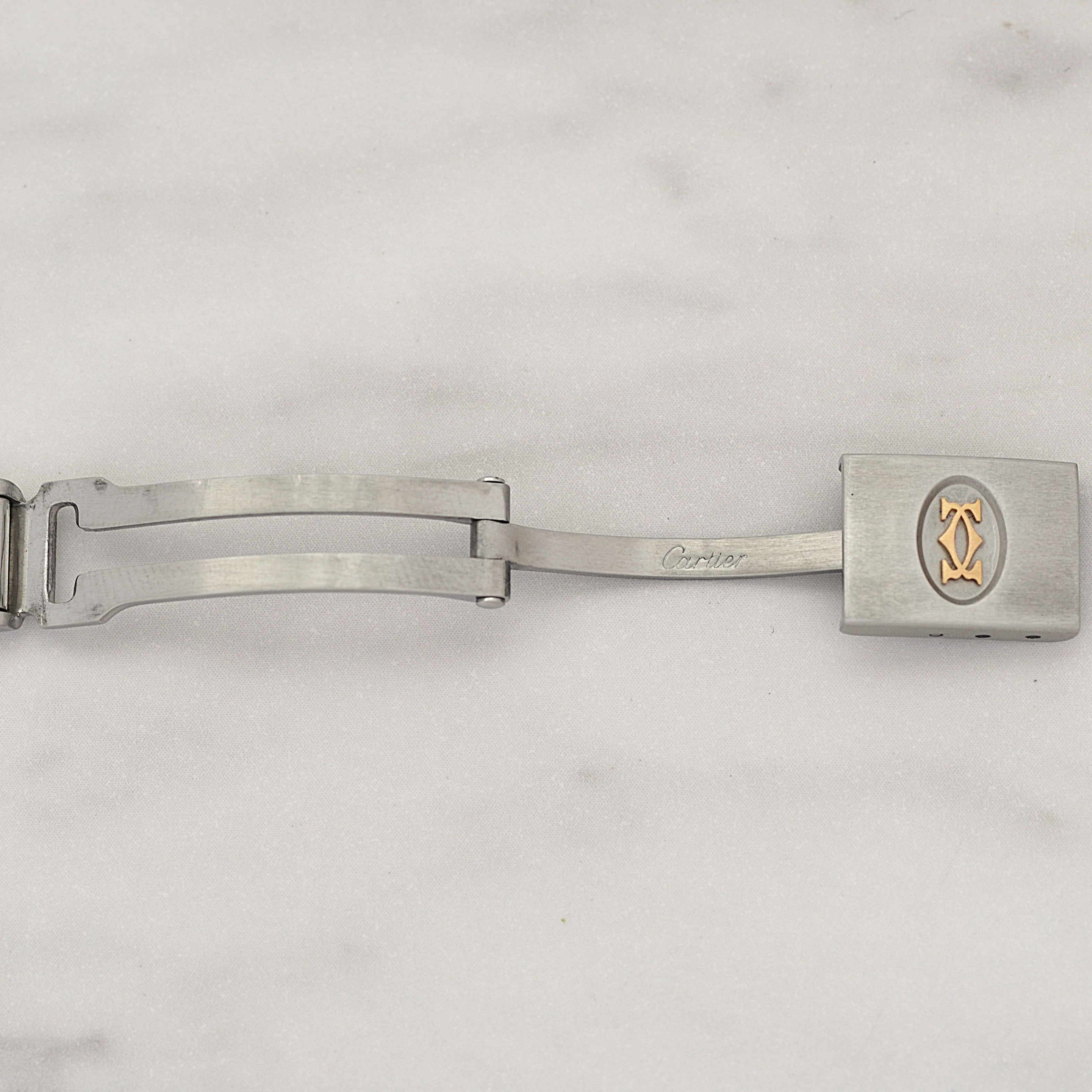 【Cartier】カルティエ サントスオクタゴンSM 18KYG×SS クォーツモデル カルティエコンプリートサービス済み