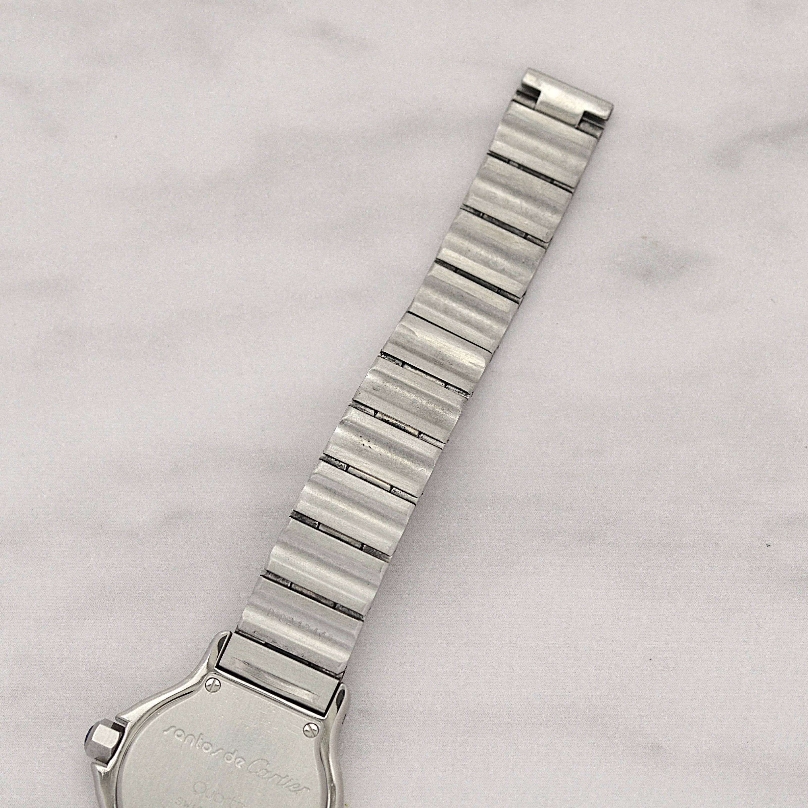 【Cartier】カルティエ サントスオクタゴンSM 18KYG×SS クォーツモデル カルティエコンプリートサービス済み