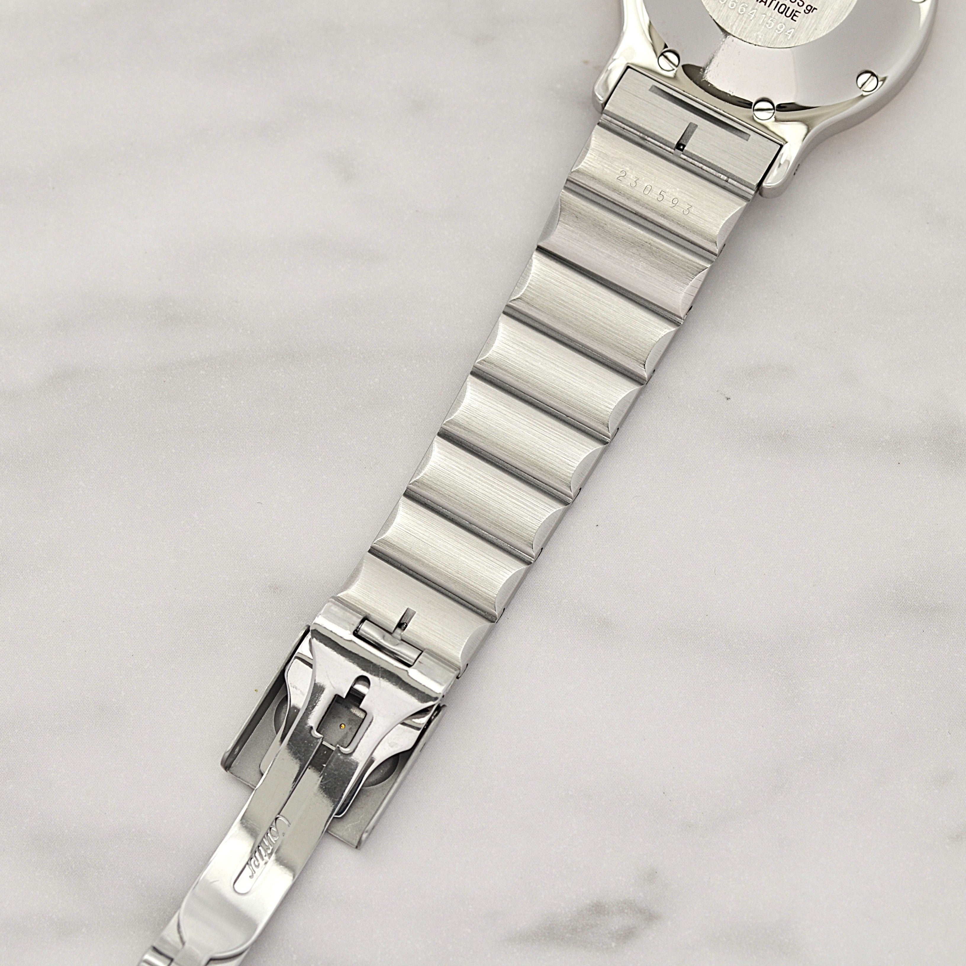 【Cartier】カルティエ サントスオクタゴン LM 18KYG×SS 永久保証書付き カルティエコンプリートサービス済み