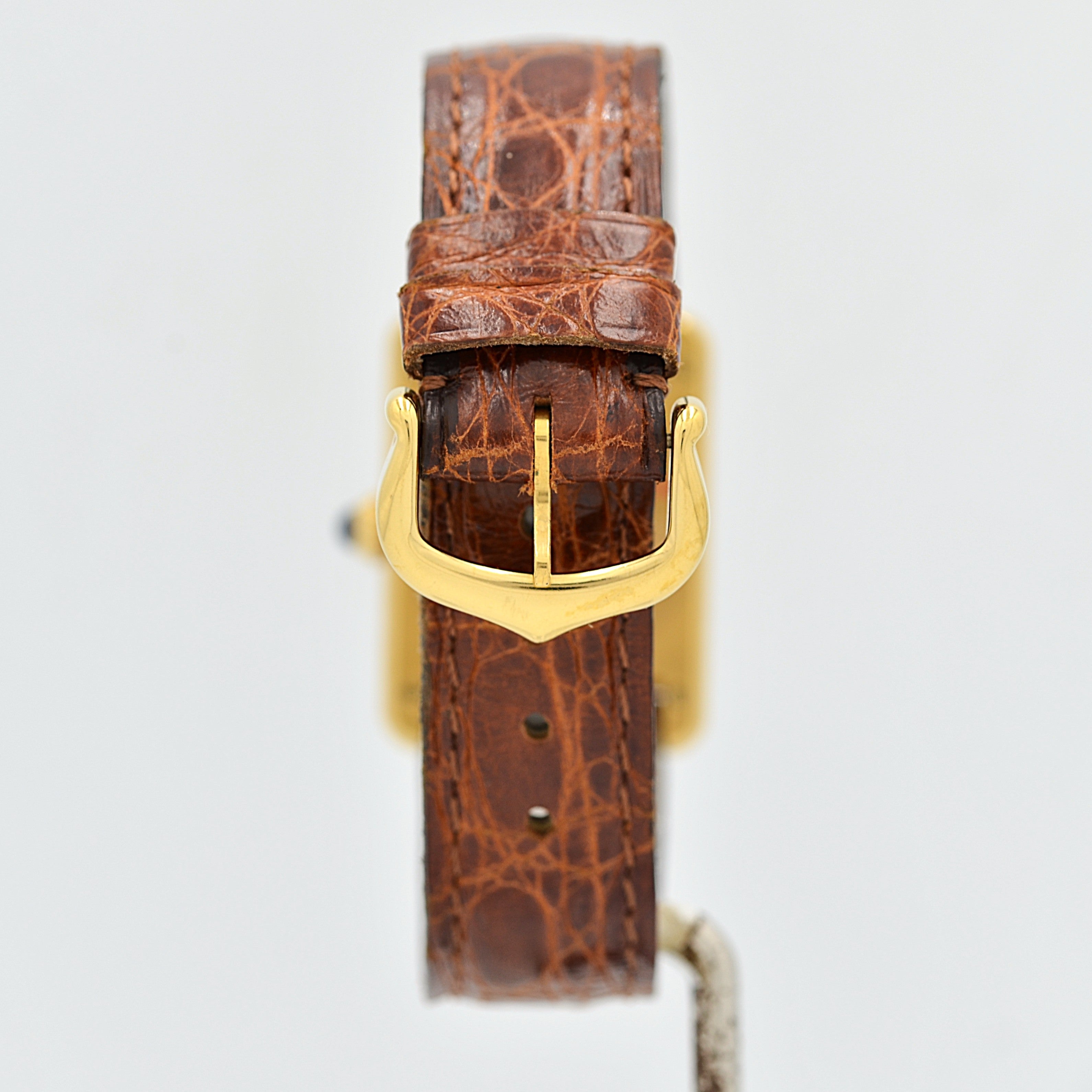 【Cartier】カルティエ マストタンク SM アイボリーローマQZ 付属品完備 デッドストック