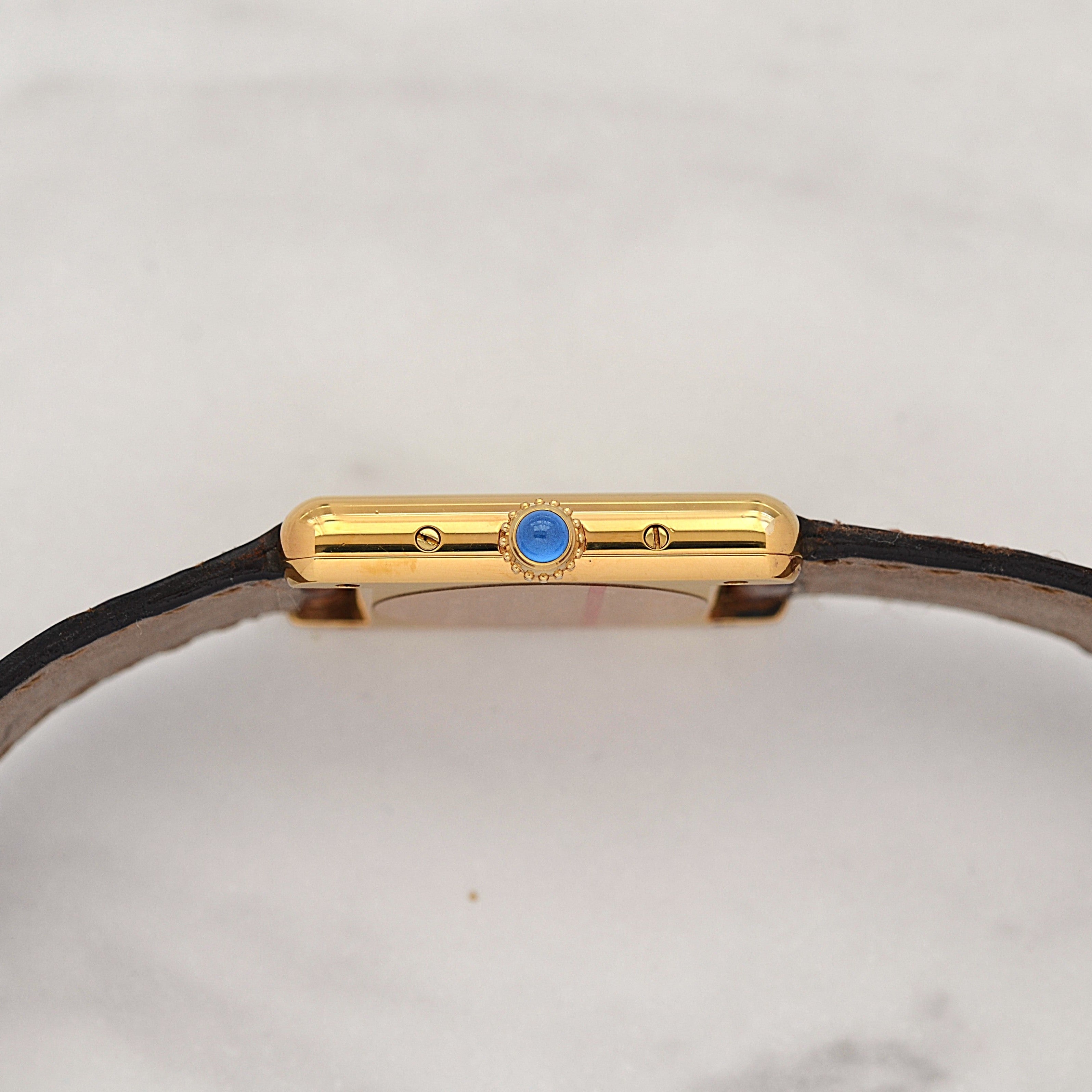 【Cartier】カルティエ マストタンク SM アイボリーローマQZ 付属品完備 デッドストック