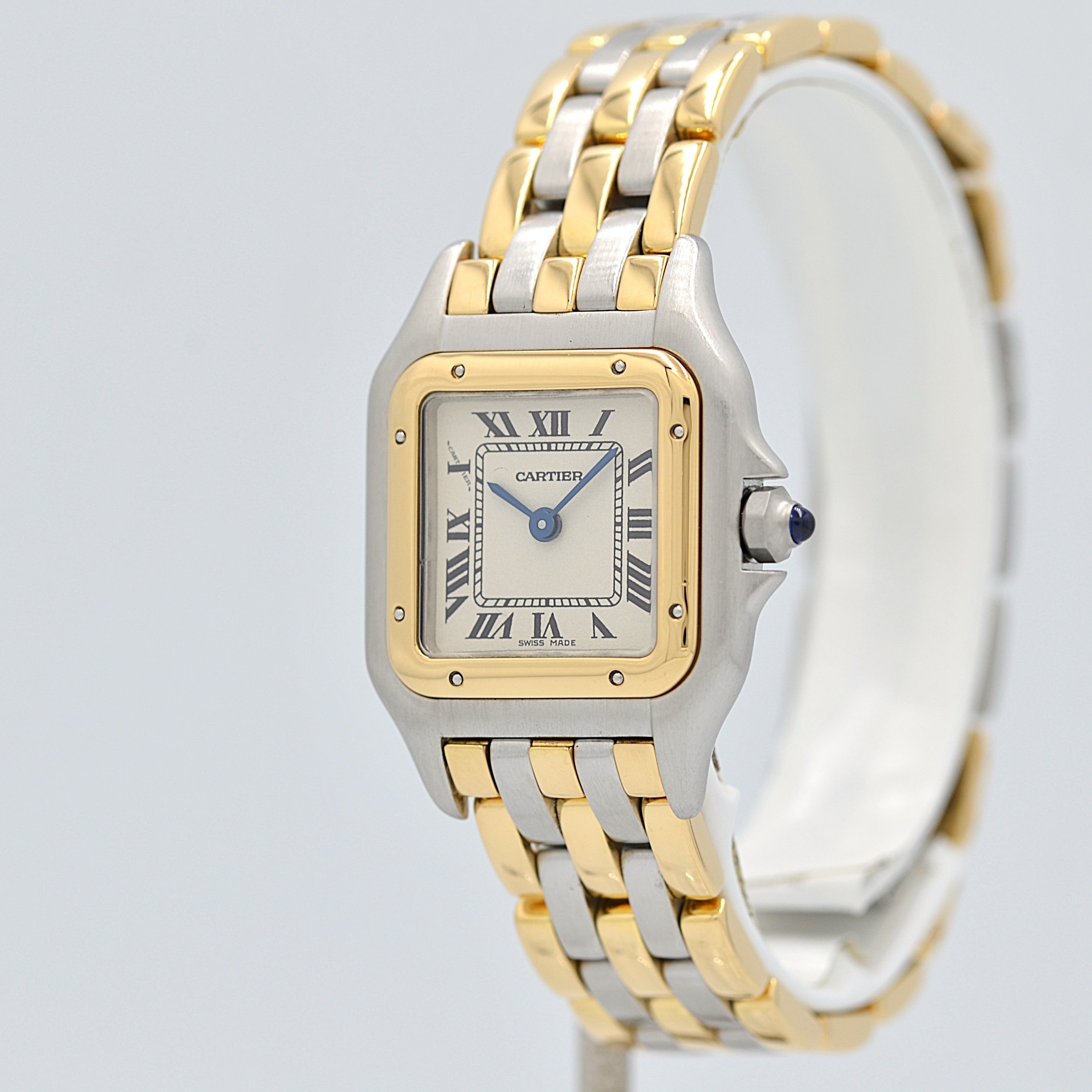 【Cartier】カルティエ パンテールSM 3ロウ 18KYG×SS カルティエコンプリートサービス済み