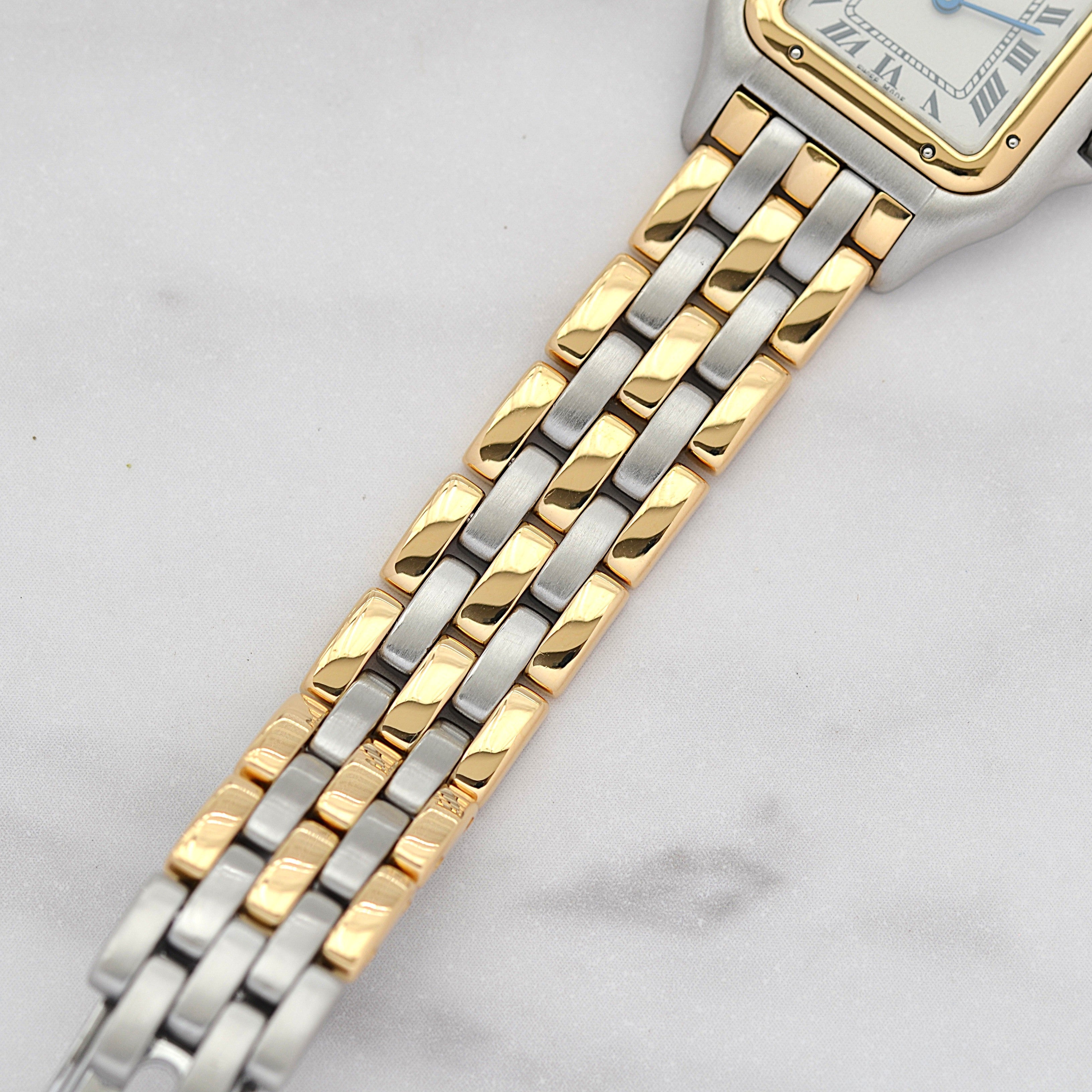 【Cartier】カルティエ パンテールSM 3ロウ 18KYG×SS カルティエコンプリートサービス済み