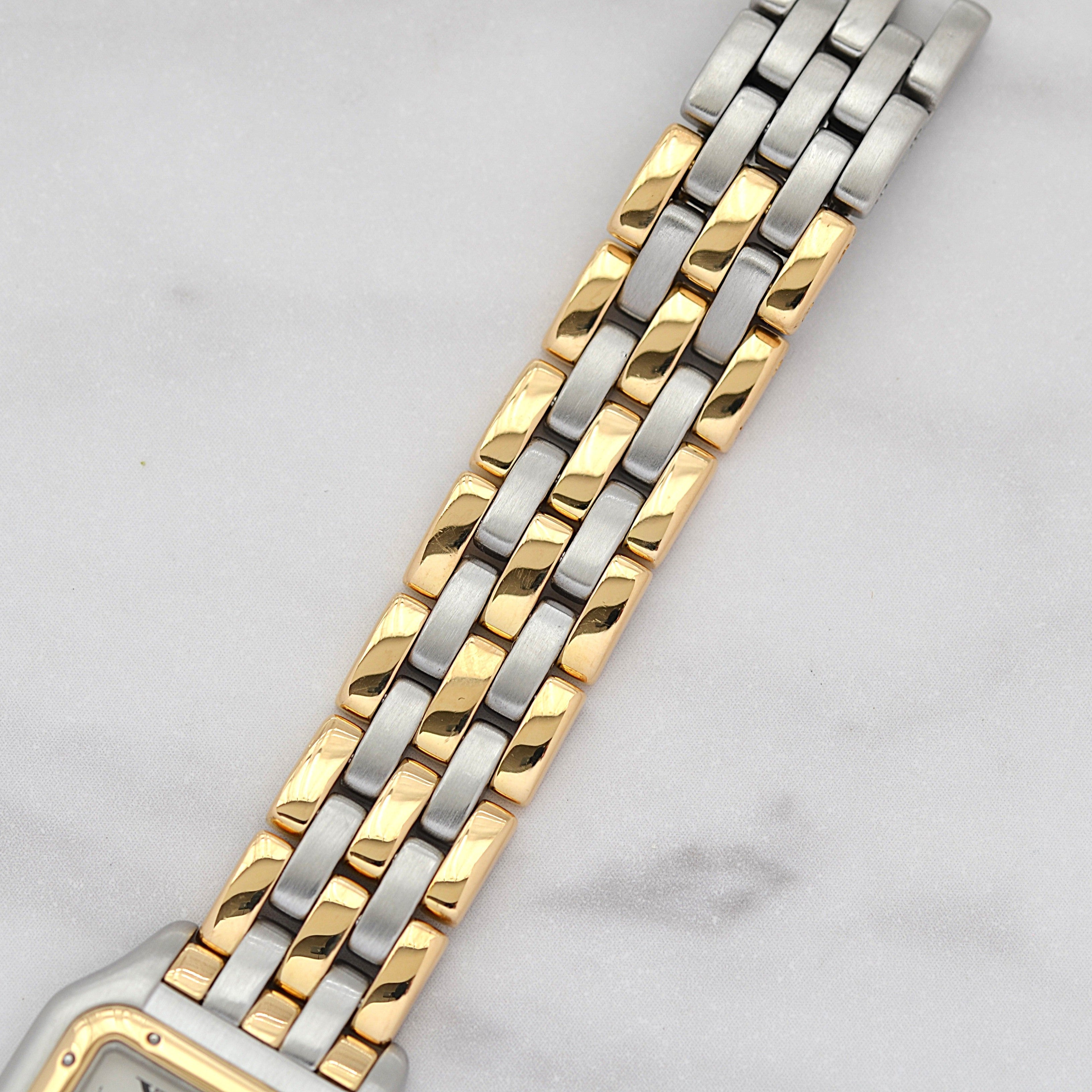 【Cartier】カルティエ パンテールSM 3ロウ 18KYG×SS カルティエコンプリートサービス済み