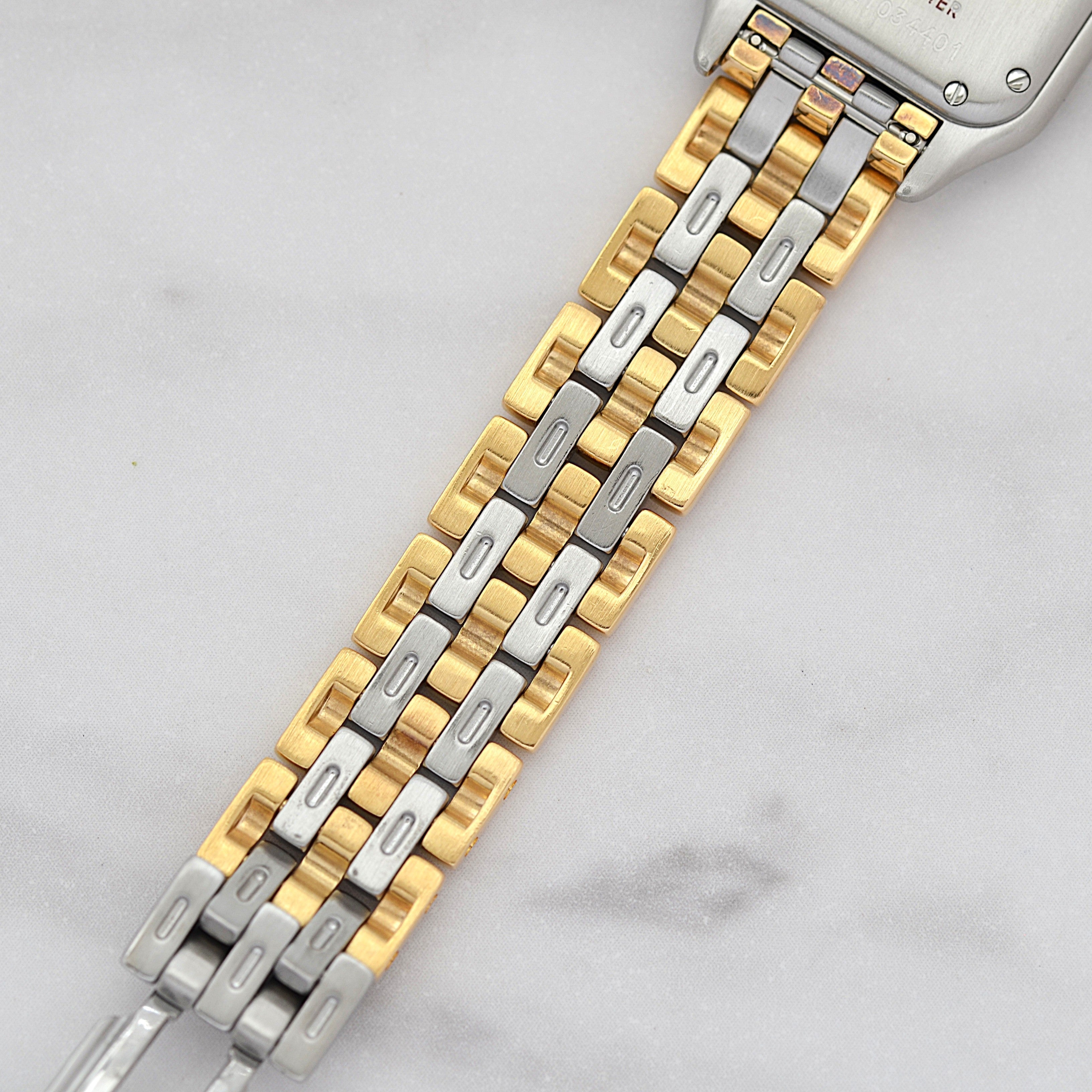 【Cartier】カルティエ パンテールSM 3ロウ 18KYG×SS カルティエコンプリートサービス済み