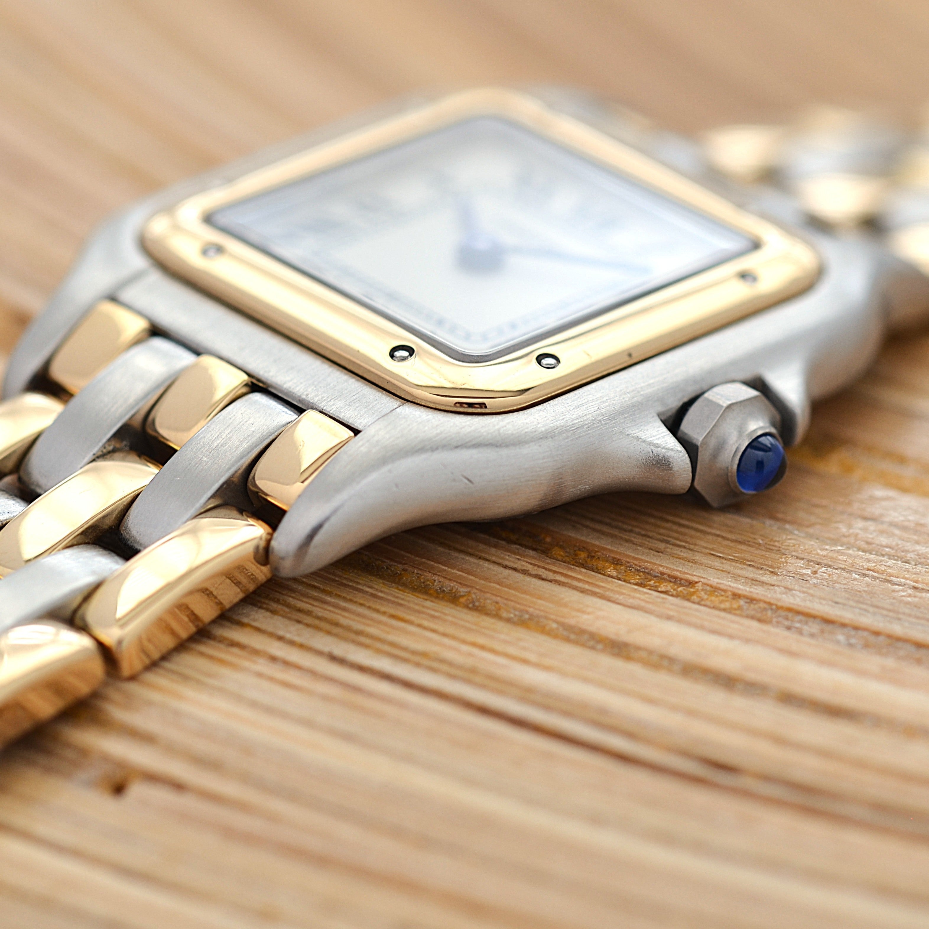 【Cartier】カルティエ パンテールSM 3ロウ 18KYG×SS カルティエコンプリートサービス済み