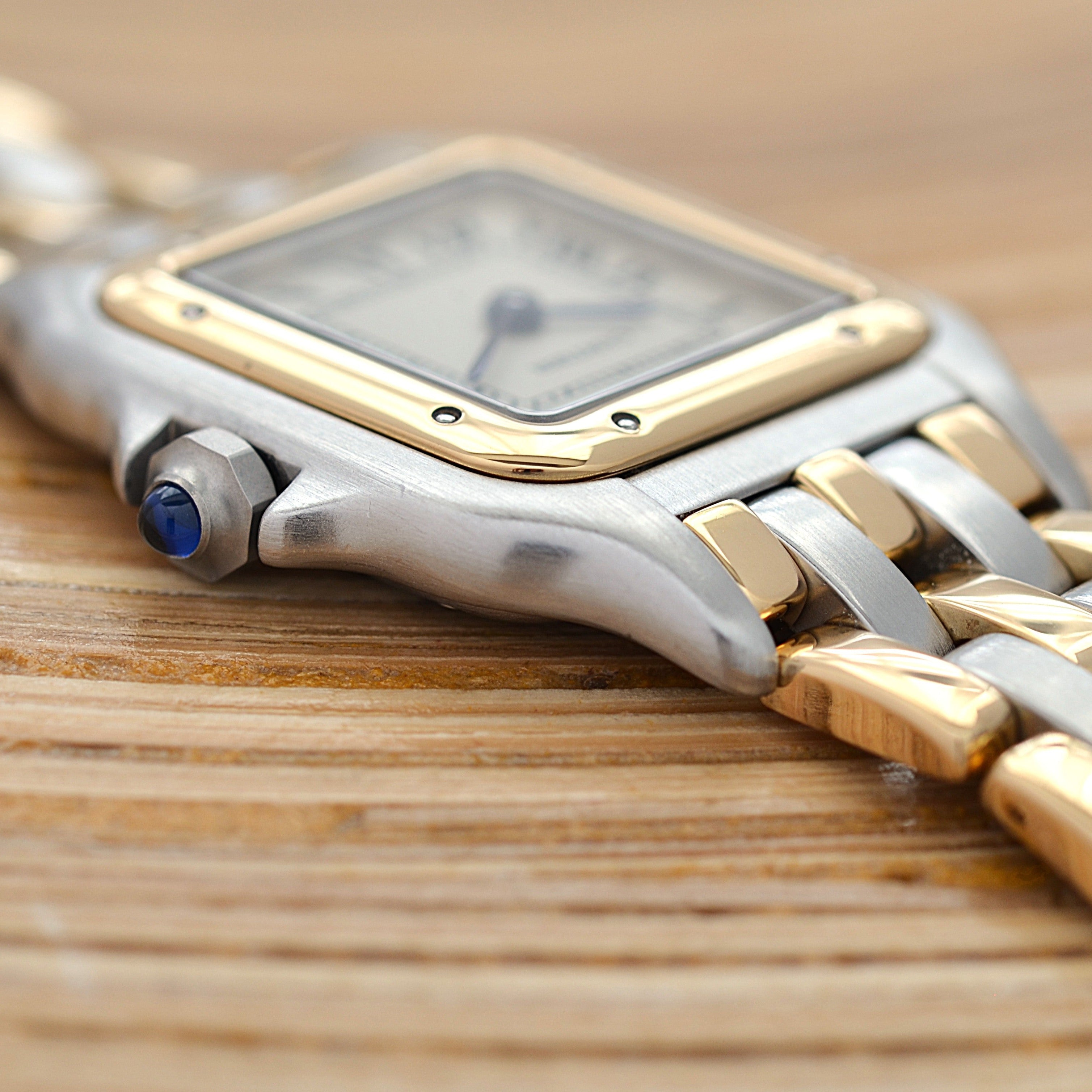 【Cartier】カルティエ パンテールSM 3ロウ 18KYG×SS カルティエコンプリートサービス済み