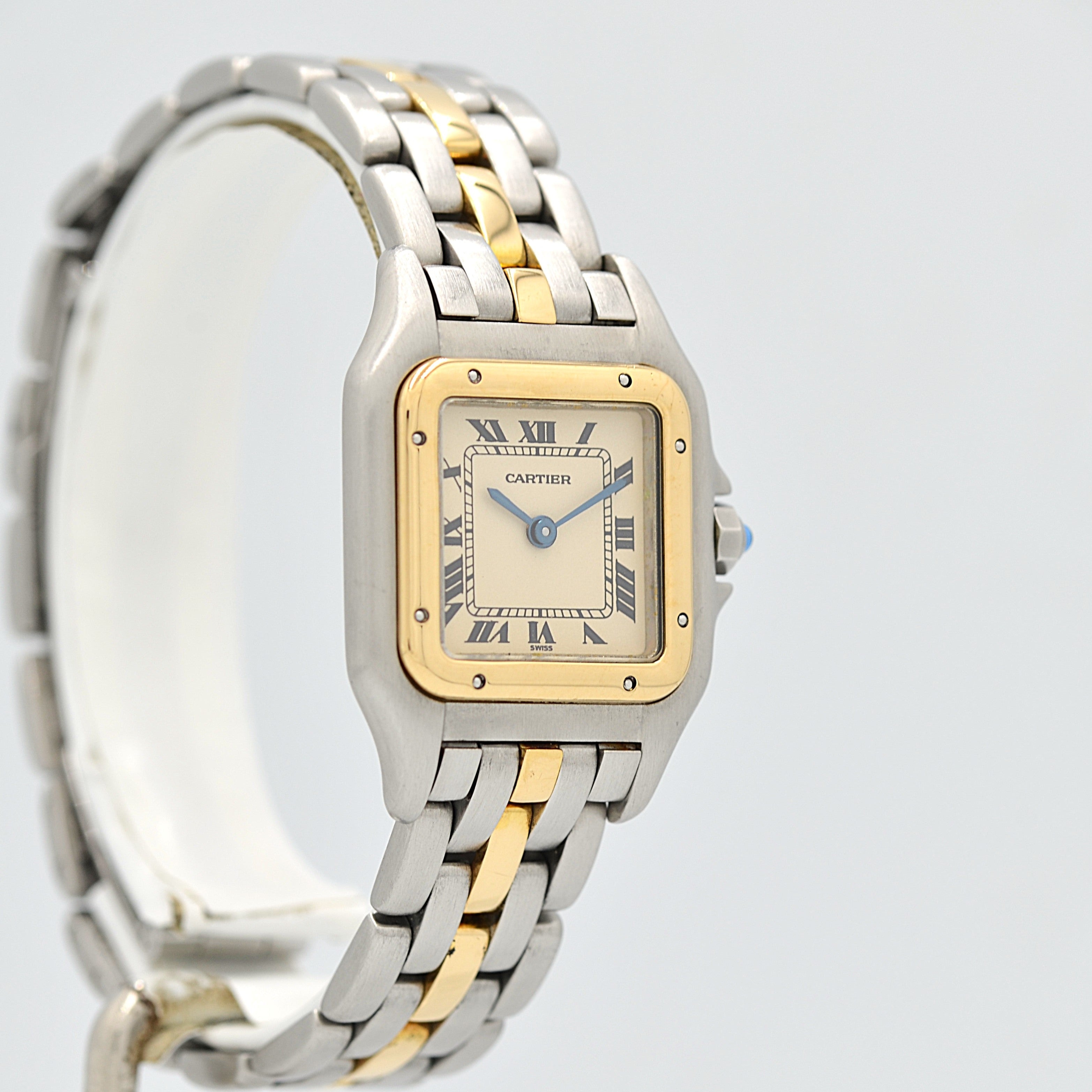 【Cartier】カルティエ パンテールSM 1ロウ 18KYG×SS